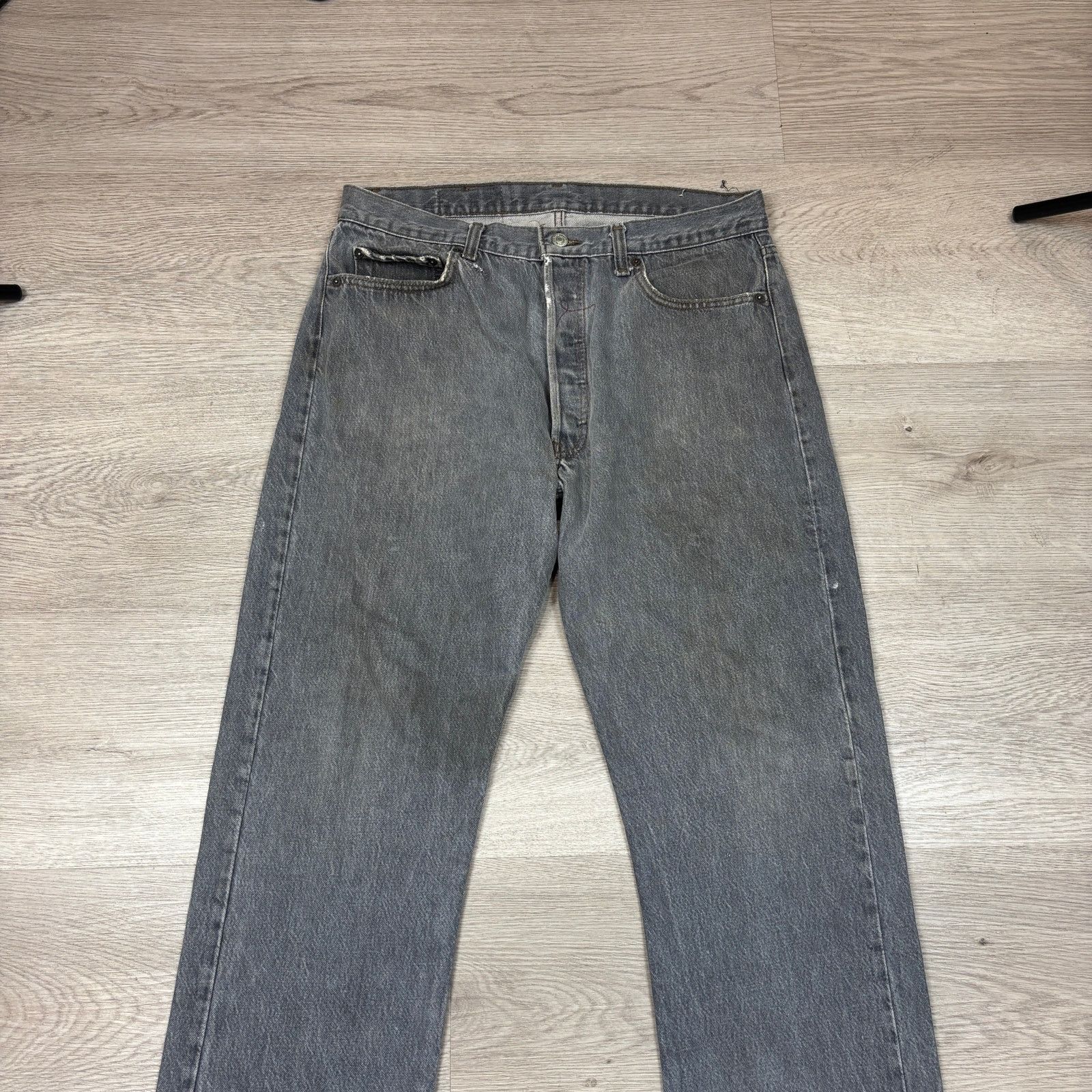 Levi's × Vintage Vintage 80s Levi's 501-0658 Straight Leg Jeans Men's 32x31.5 Size US 32 / EU 48 - 4 Thumbnail
