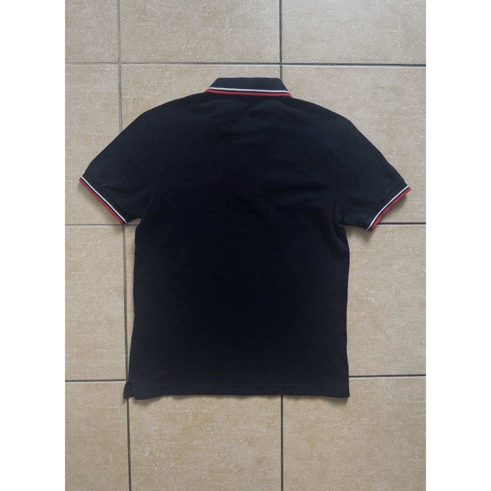 Prada Prada Linea Rossa Red Tab Tipped Polo Shirt Size US S / EU 44-46 / 1 - 7 Thumbnail