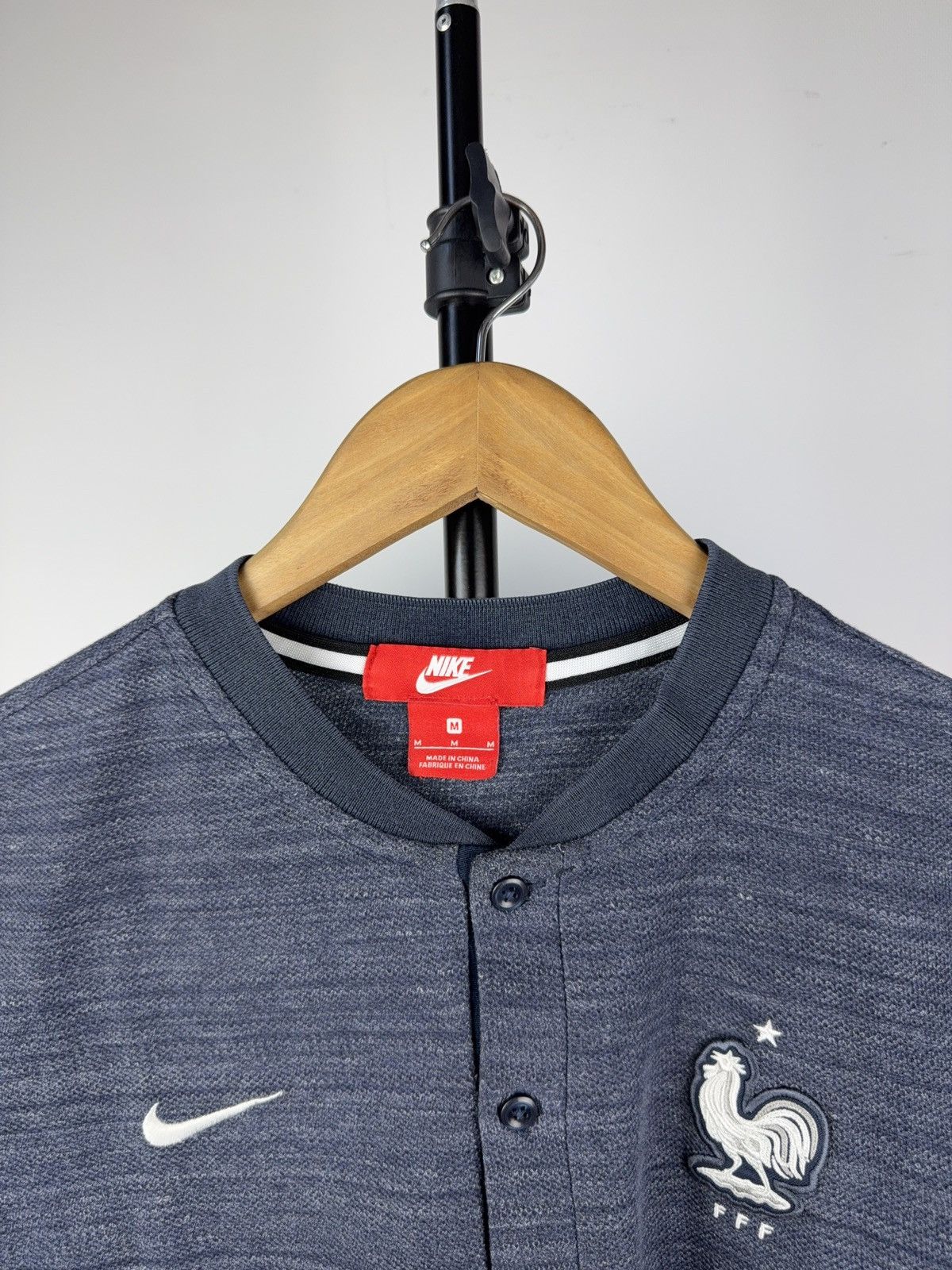Nike Vintage 00s Nike soccer France FFF Polos T shirt Size US M / EU 48-50 / 2 - 4 Thumbnail
