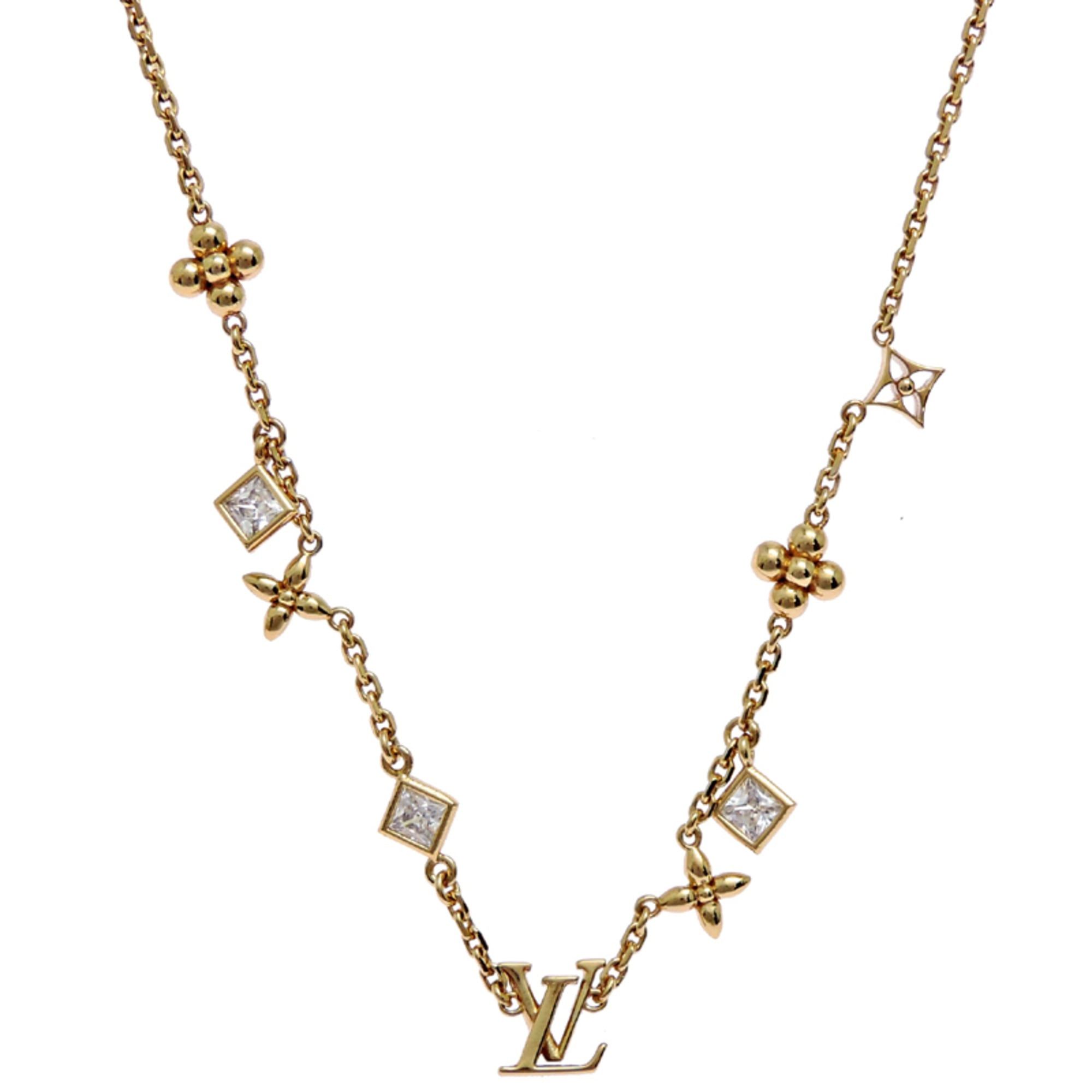 Louis Vuitton Louis Vuitton LV In the Sky Rhinestone Women's Necklace M01322 Metal Size ONE SIZE - 1 Thumbnail