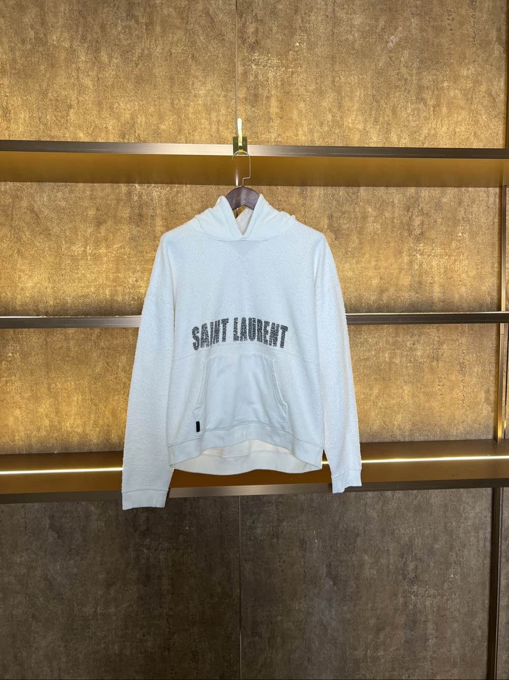Saint Laurent Paris Saint Laurent Agafay Logo Hoodie Size L Size US L / EU 52-54 / 3 - 1 Thumbnail