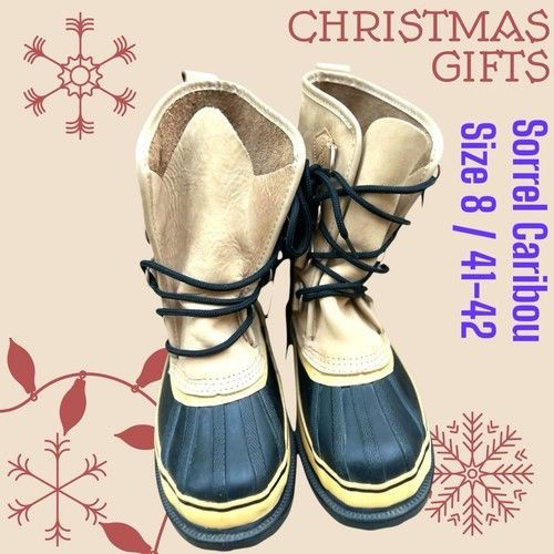 SOREL Sorel Caribou Boots For MEN Size 8 / 41 Beige Waterproof Win Size US 8 / EU 41 - 1 Thumbnail
