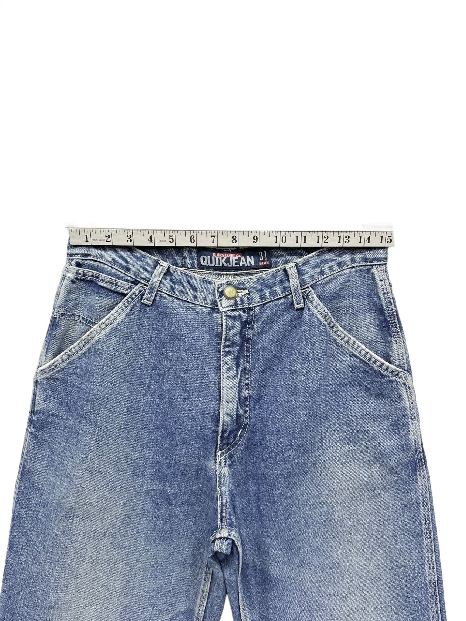 Quiksilver × Vintage 🌊Vintage 90’s QUIKSILVER Carpenter Relaxed Fit Baggy Denim Size US 30 / EU 46 - 16 Thumbnail