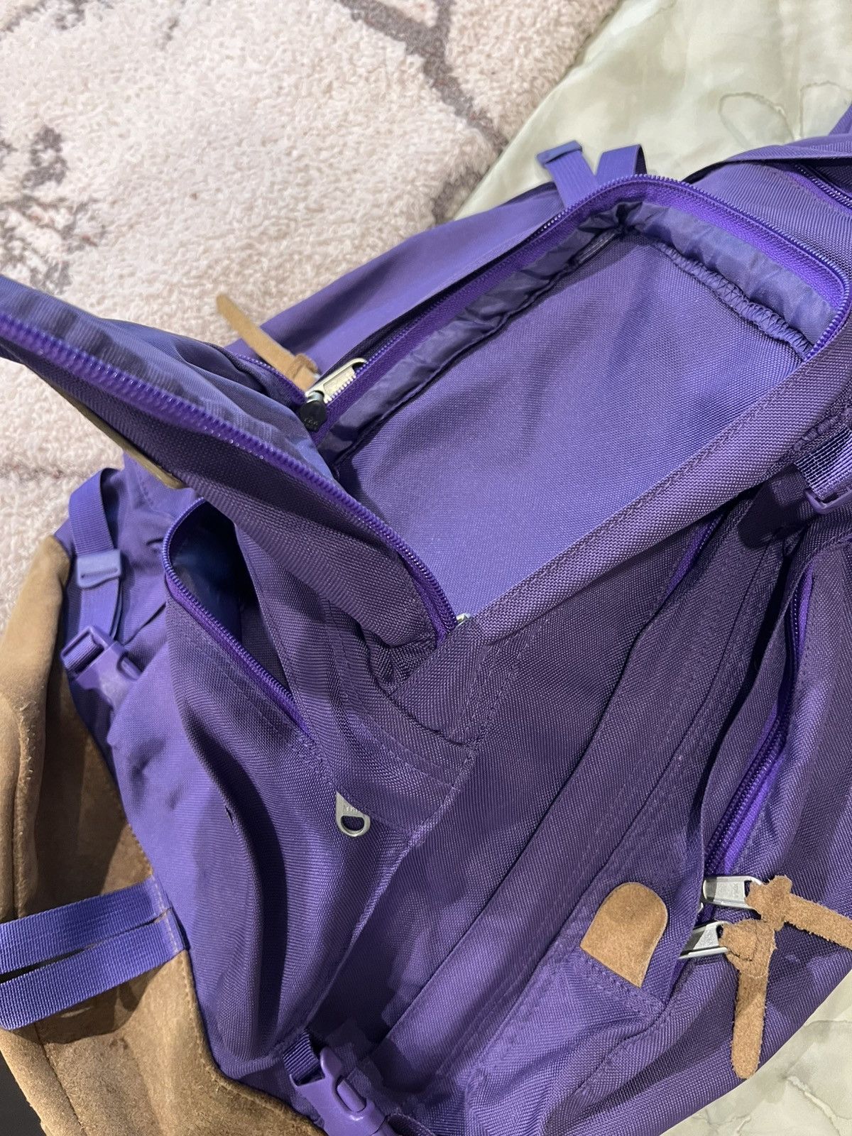 Supreme 2006 Paranoia Purple 20th Box Logo Backpack Size ONE SIZE - 6 Thumbnail