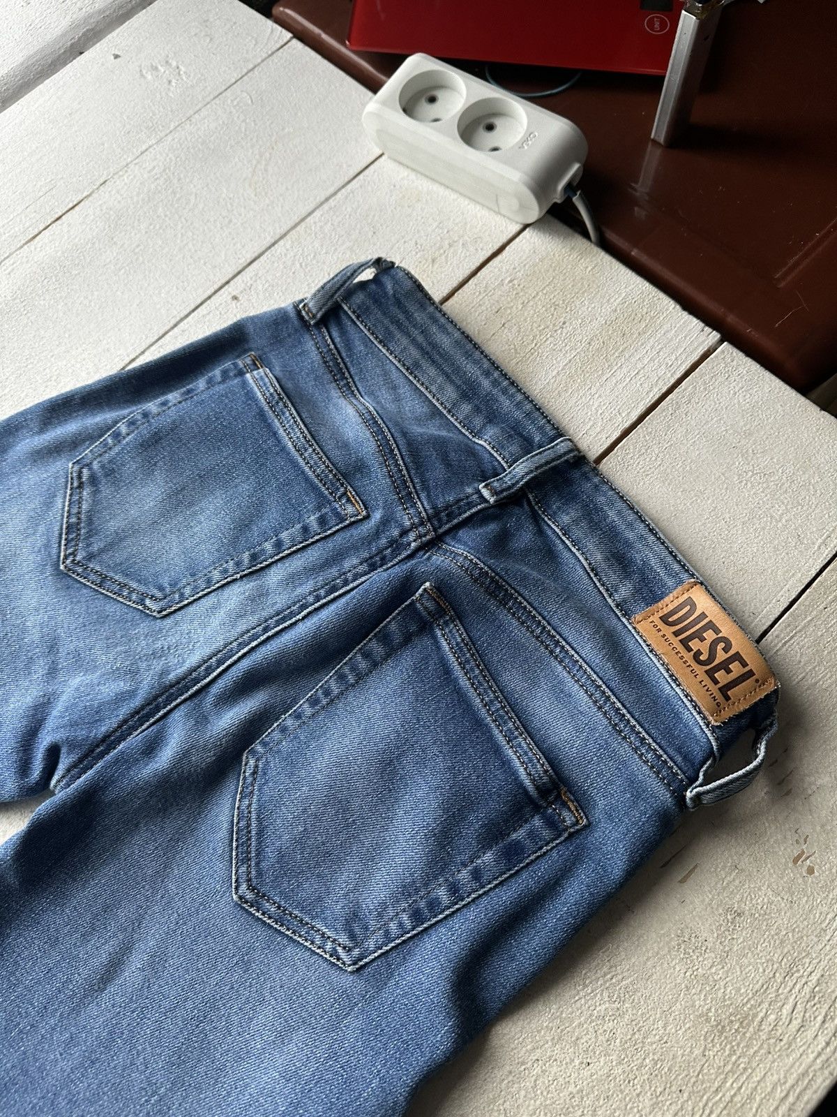Diesel 🚨Gothic Diesel Regular Slim relax Flared Jeans Womens Size 25" / US 0 / IT 36 - 11 Thumbnail