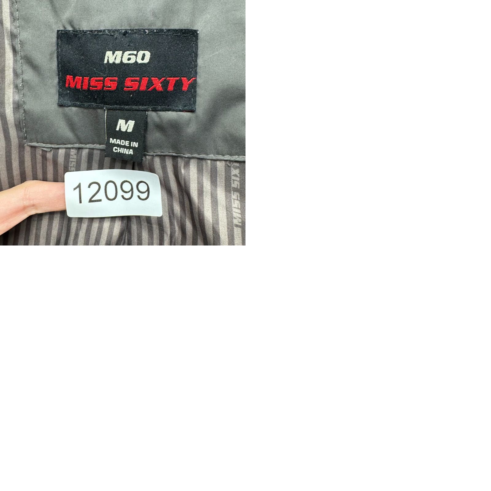 Miss Sixty VINTAGE Miss Sixty Parka Puffer Trench Jacket Womens Gray Green Down M Medium Waterfowl Long Sleeve Zip Pattern: Solid Size M / US 6-8 / IT 42-44 - 10 Thumbnail