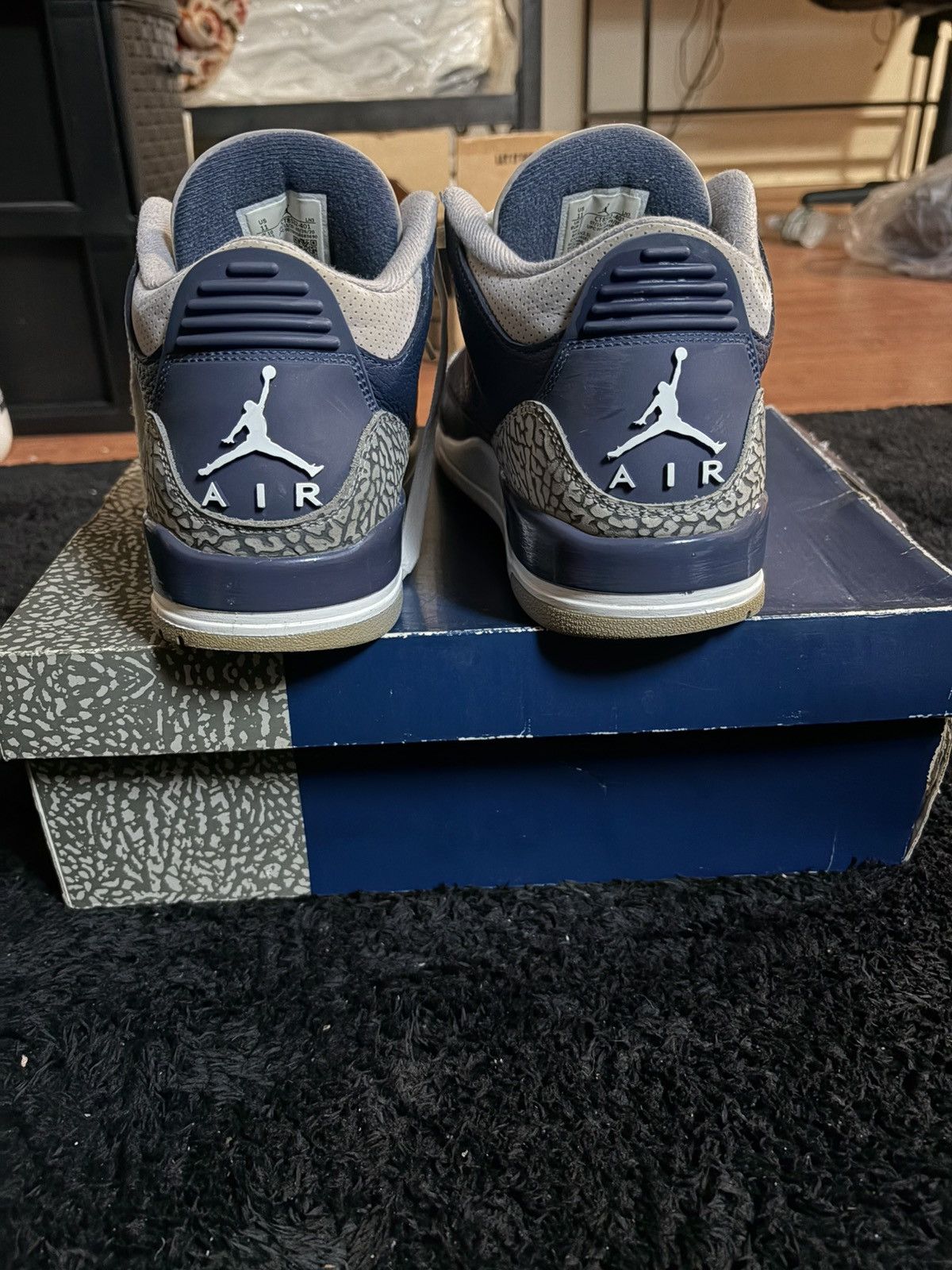Nike Jordan 3 georgetown Size US 11 / EU 44 - 7 Thumbnail
