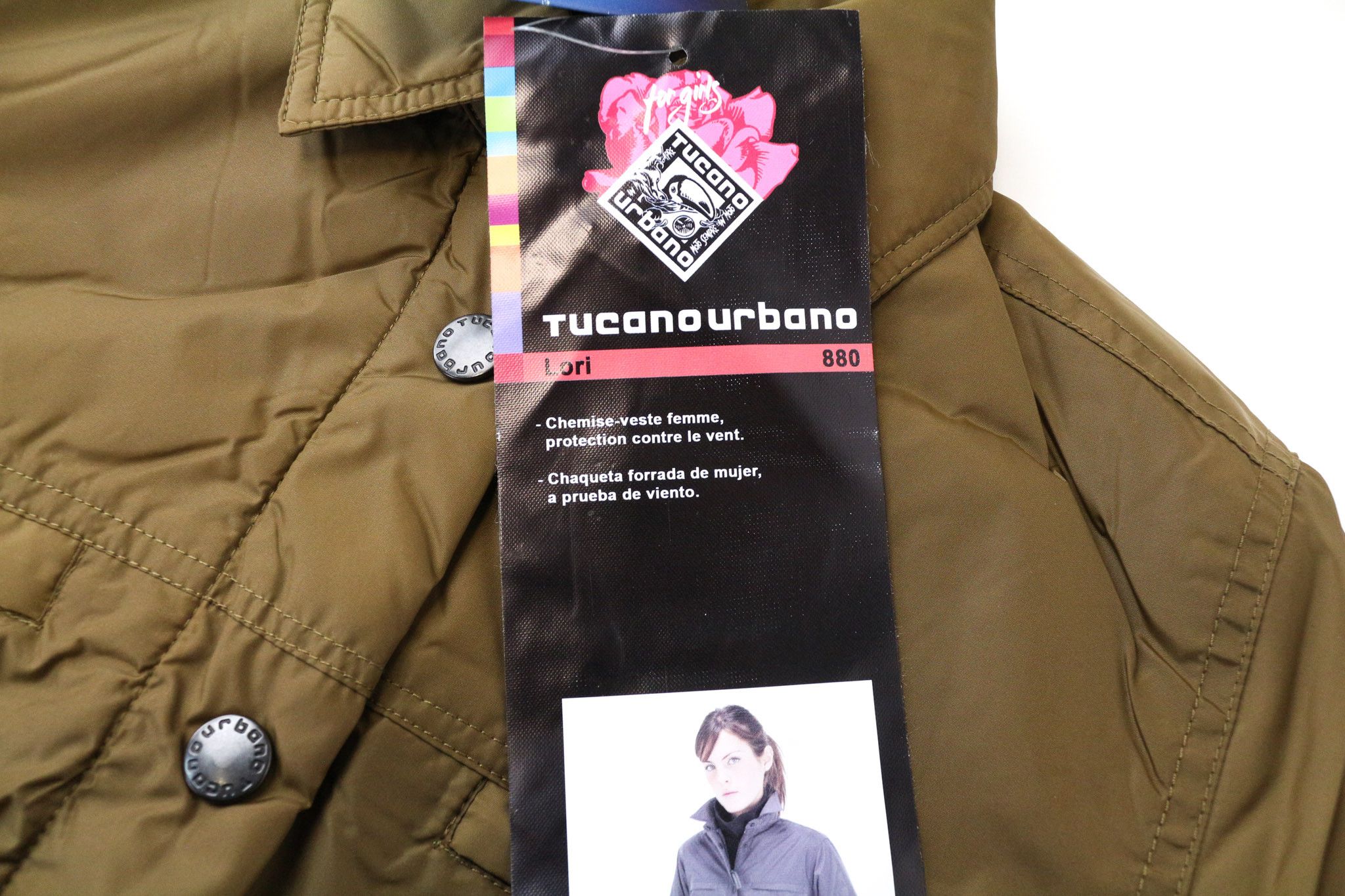 Other LORI 2XS Brown Windproof Zip Jacket 75855 Size XXS / US 00 / IT 34 - 5 Thumbnail
