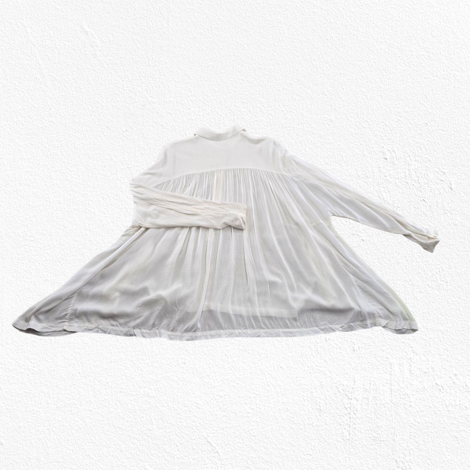 Free People Free People Ivory Babydoll Tunic Blouse Size Small Petite Size S / US 4 / IT 40 - 14 Thumbnail