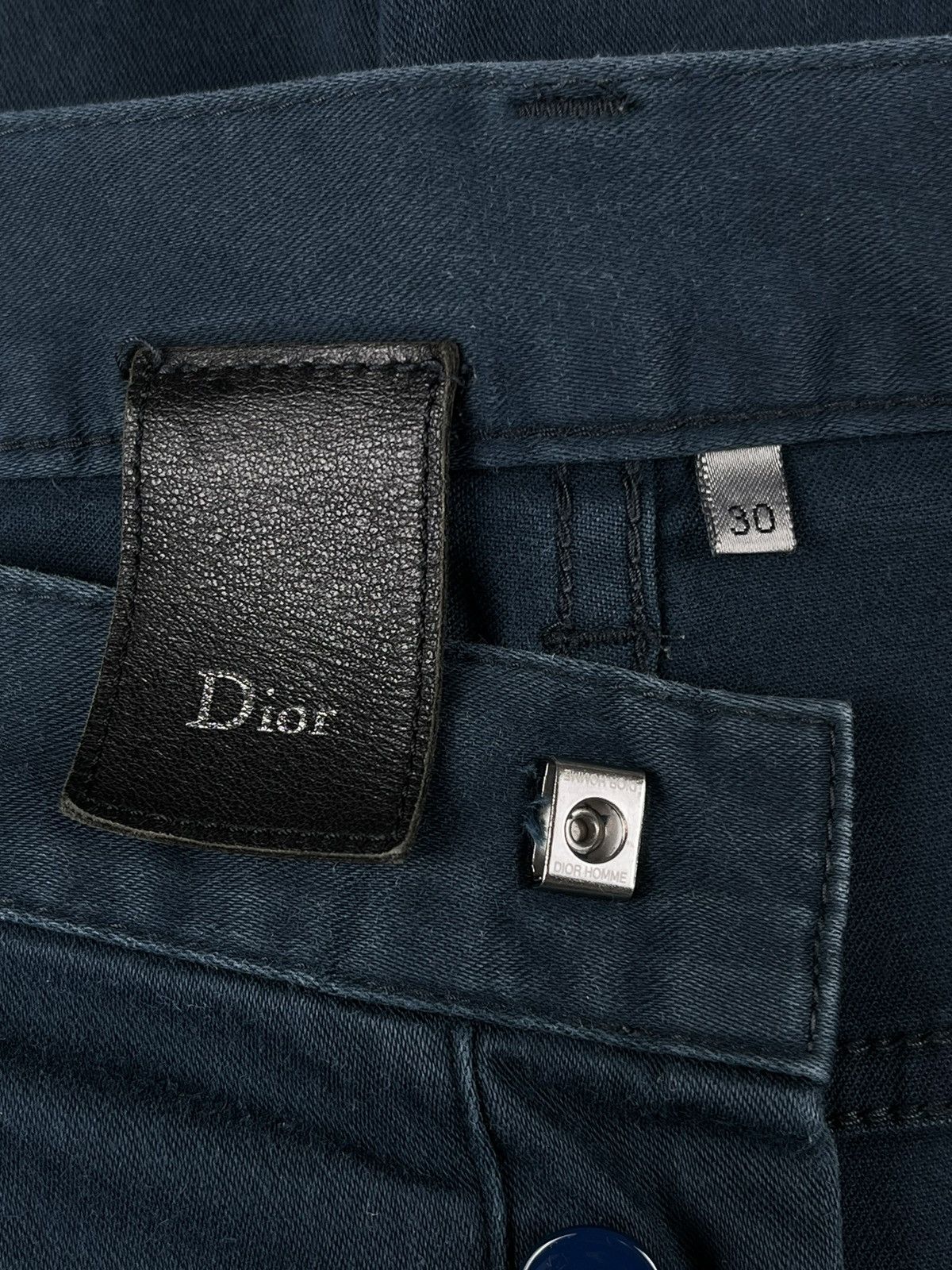 Dior Dior Homme Blue Cotton Stretch Jeans Size US 30 / EU 46 - 8 Thumbnail