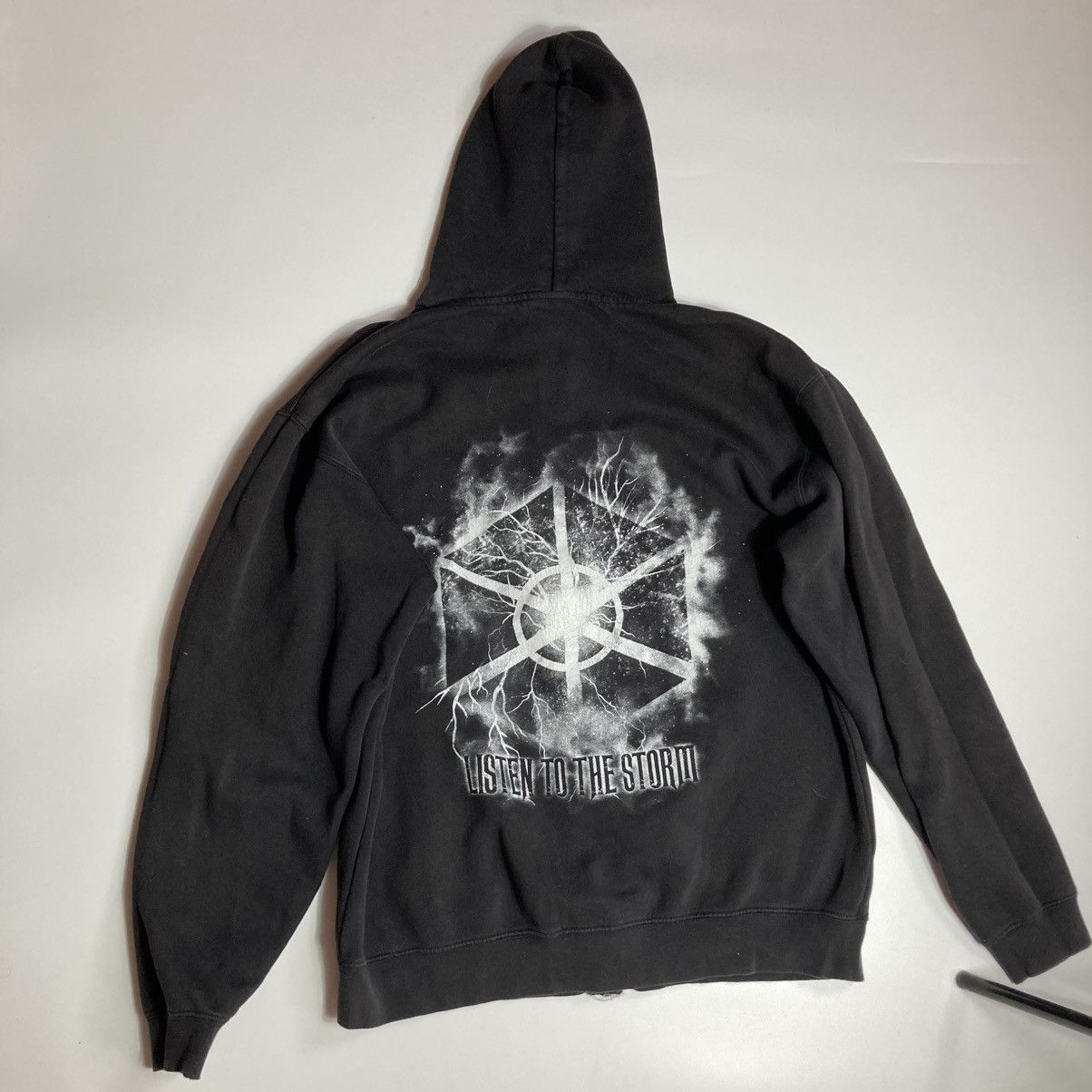 Band Tees vintage serious black power metal rock band hoodie Size US L / EU 52-54 / 3 - 6 Thumbnail