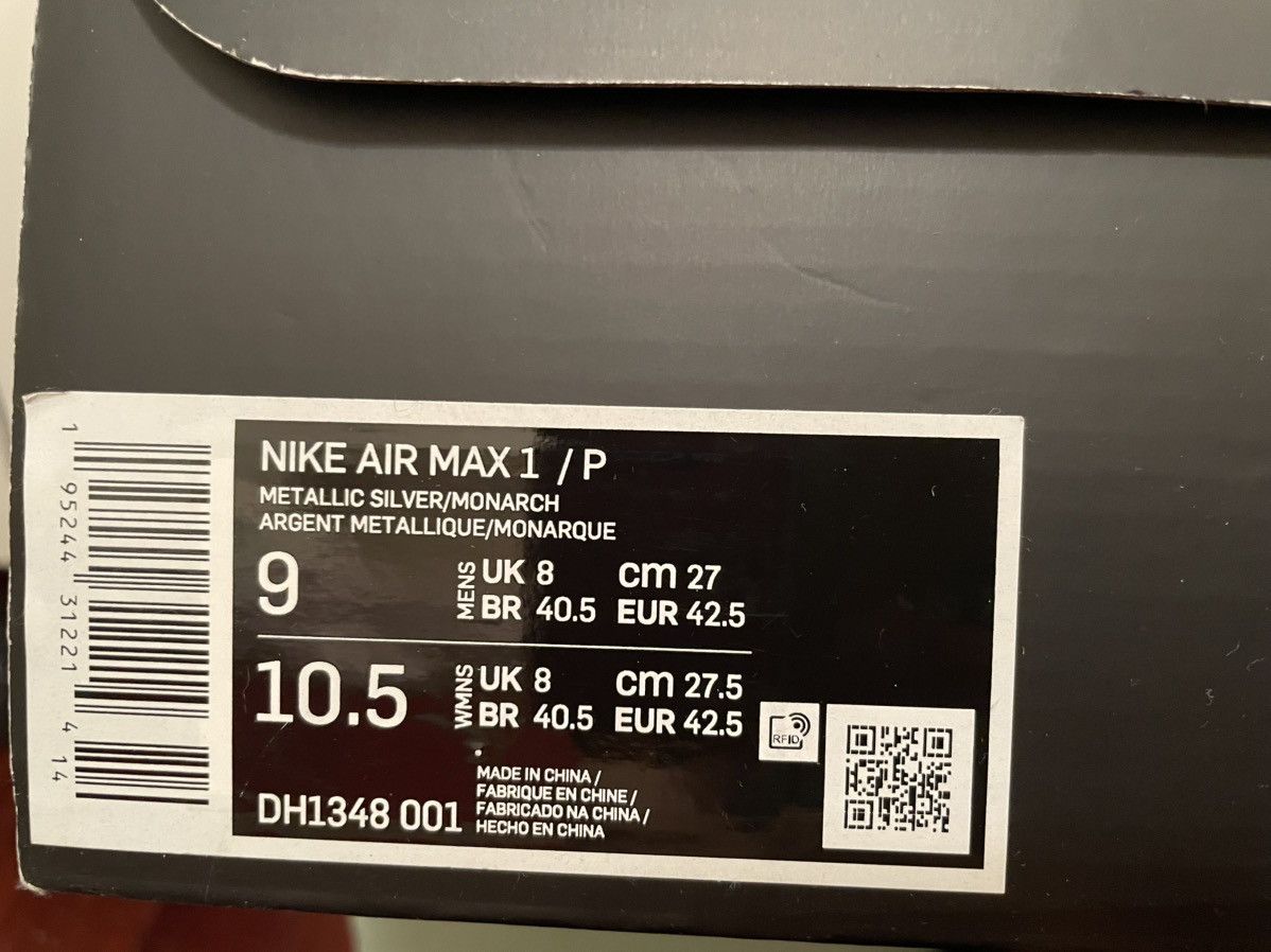 Nike × Patta Nike Air Max 1 Patta Waves Monarch with bracalet Size US 9 / EU 42 - 7 Thumbnail