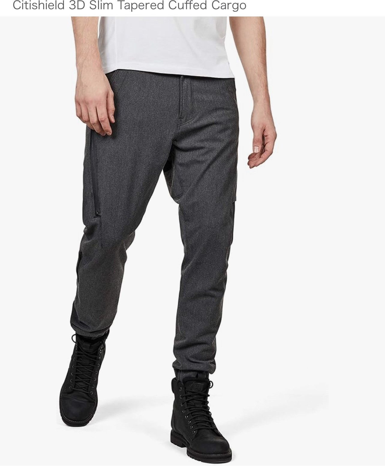 G-Star × Japanese Brand G-star Raw citishiled 3D cargo slim pants grey mens 30/32 Size US 31 - 3 Thumbnail