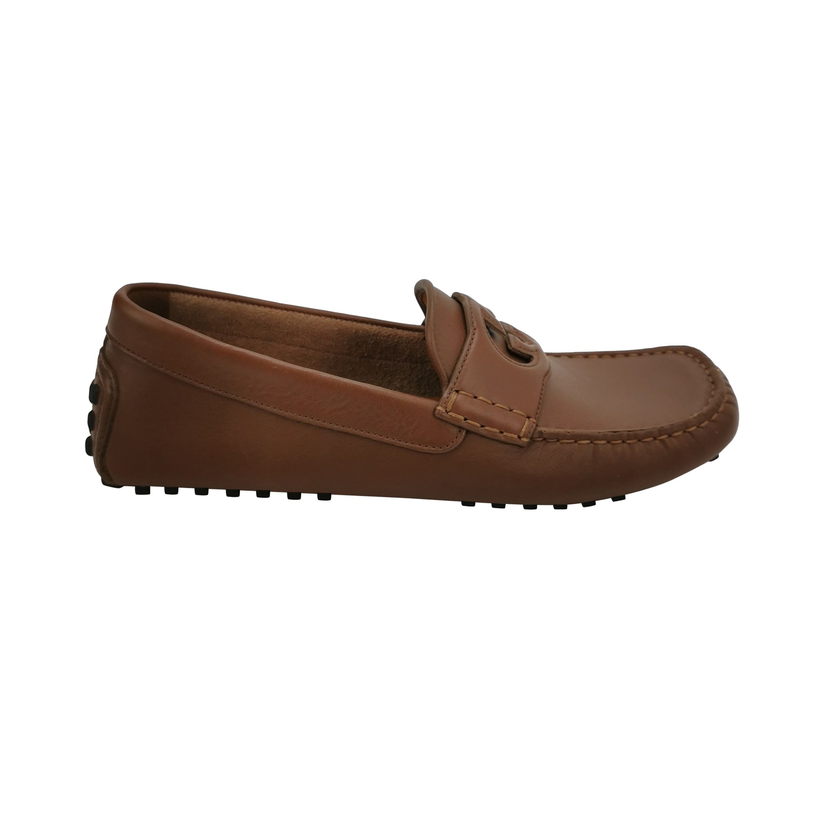 Gucci Gucci Interlocking G Leather Driving Shoes 38.5 Size US 5.5 / EU 38 - 1 Thumbnail
