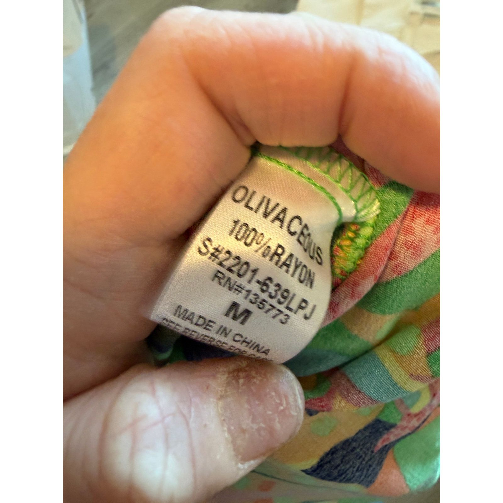 Other Oliviaceous Multicolor Tropical Print Elastic Waist Pants Size 28" / US 6 / IT 42 - 7 Thumbnail