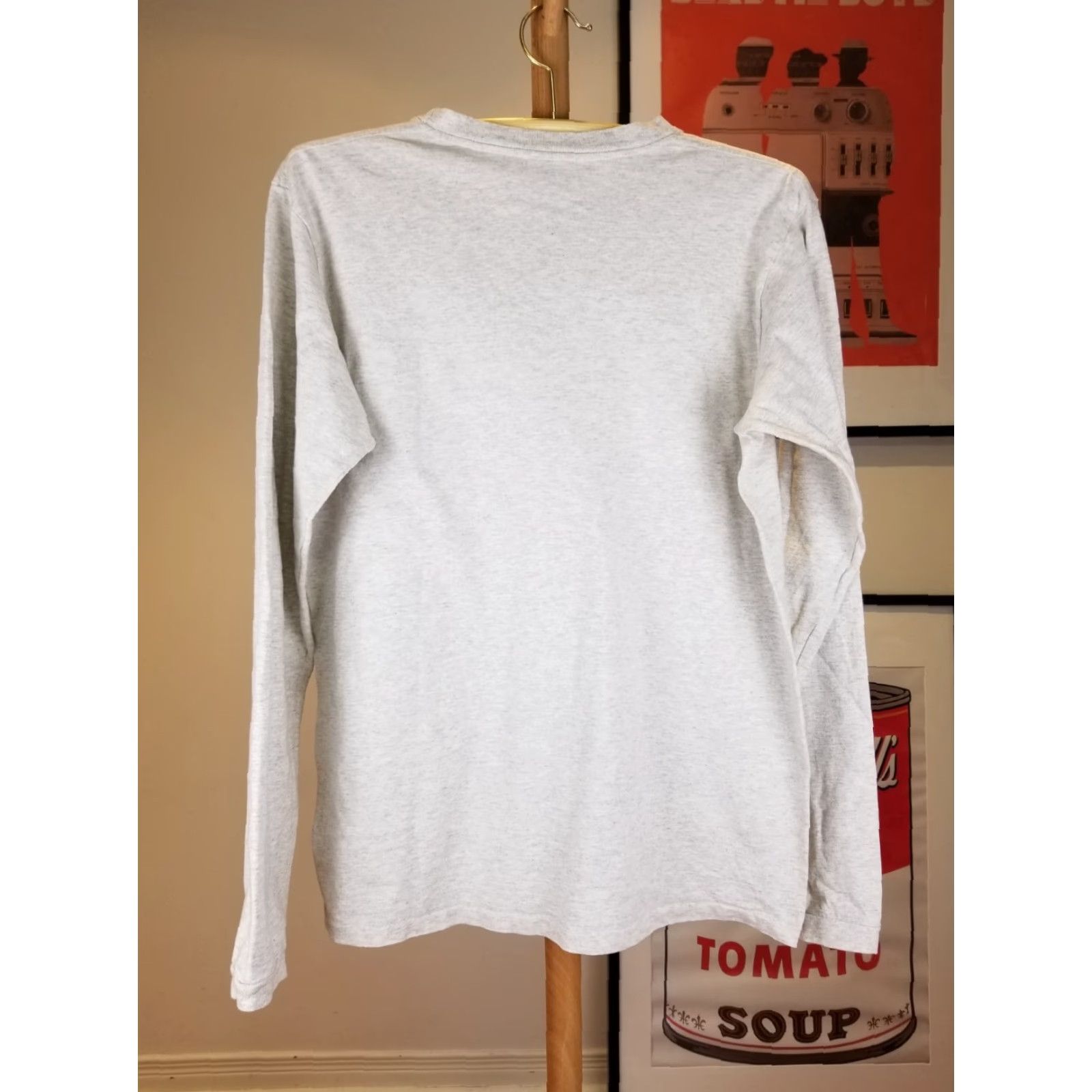 Velva Sheen VINTAGE Velva Sheen ONE POCKET GRAY LONG SLEEVE T-SHIRT SZ L Mens Size US L / EU 52-54 / 3 - 6 Thumbnail