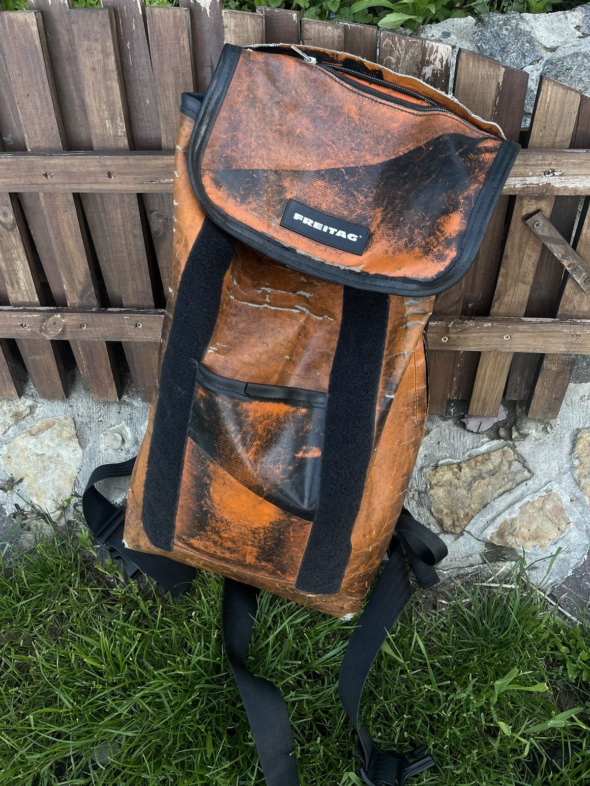 Freitag Freitag big backpack bag orange / black Size ONE SIZE - 23 Thumbnail