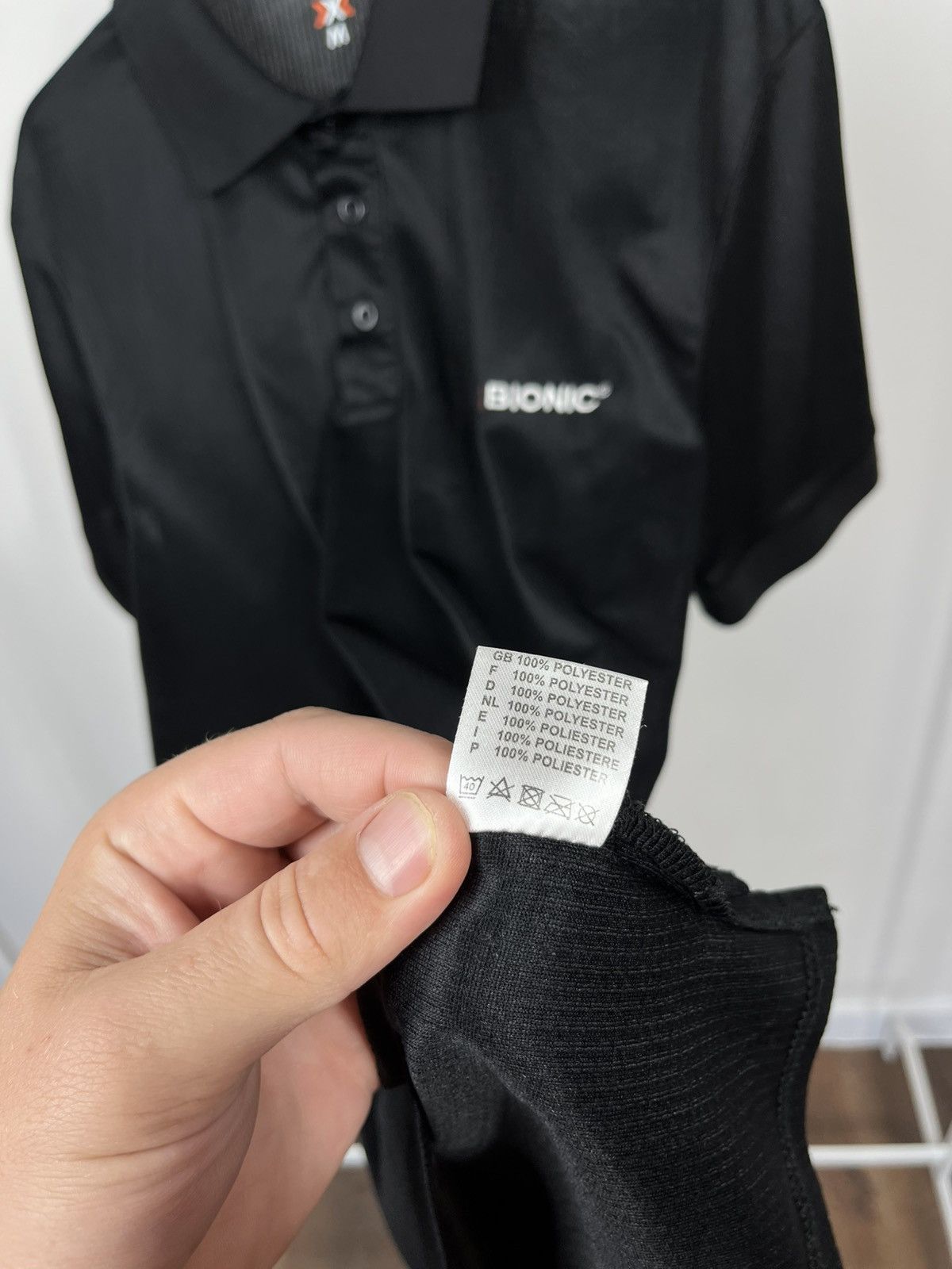 Other X-Bionic black polo shirt M size Swiss flag techwear Size US M / EU 48-50 / 2 - 6 Thumbnail