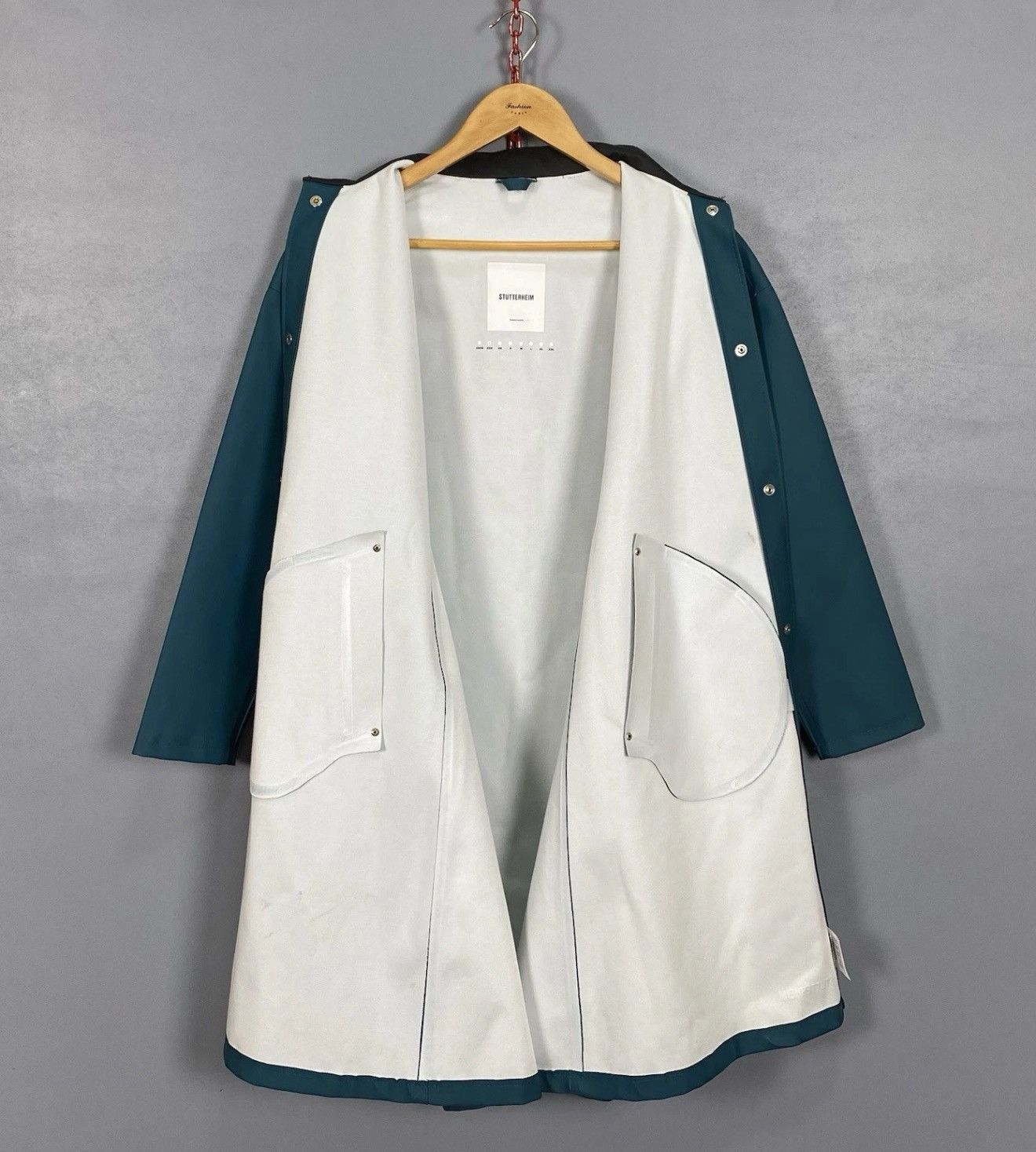 Stutterheim Stutterheim Stockholm Waterproof Rain Rubber Coat Jacket Too Size XXS / US 00 / IT 34 - 6 Thumbnail