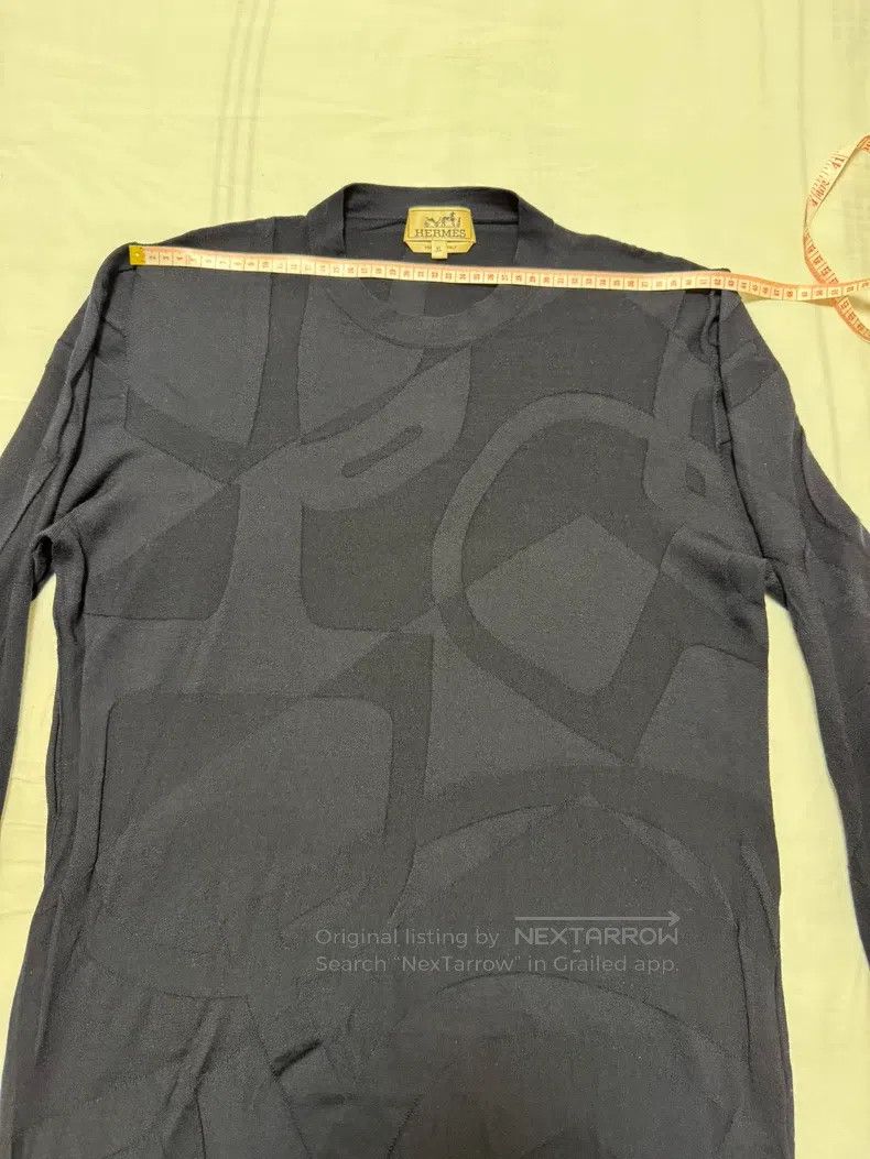 Hermes Hermes Knitted sweater, 100% wool Size US XL / EU 56 / 4 - 3 Thumbnail