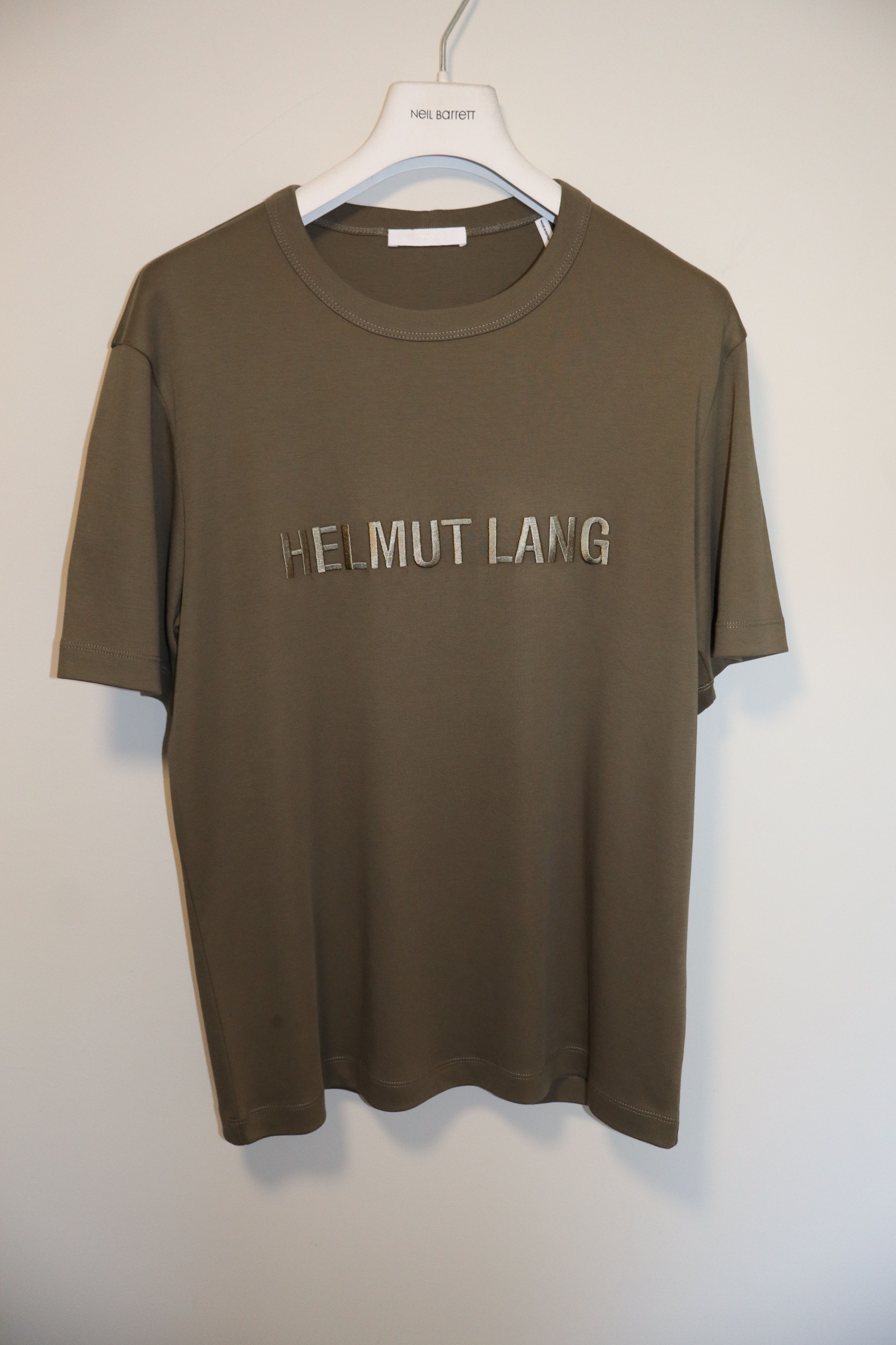 Helmut Lang embroidered logo t-shirt Size US XL / EU 56 / 4 - 1 Thumbnail