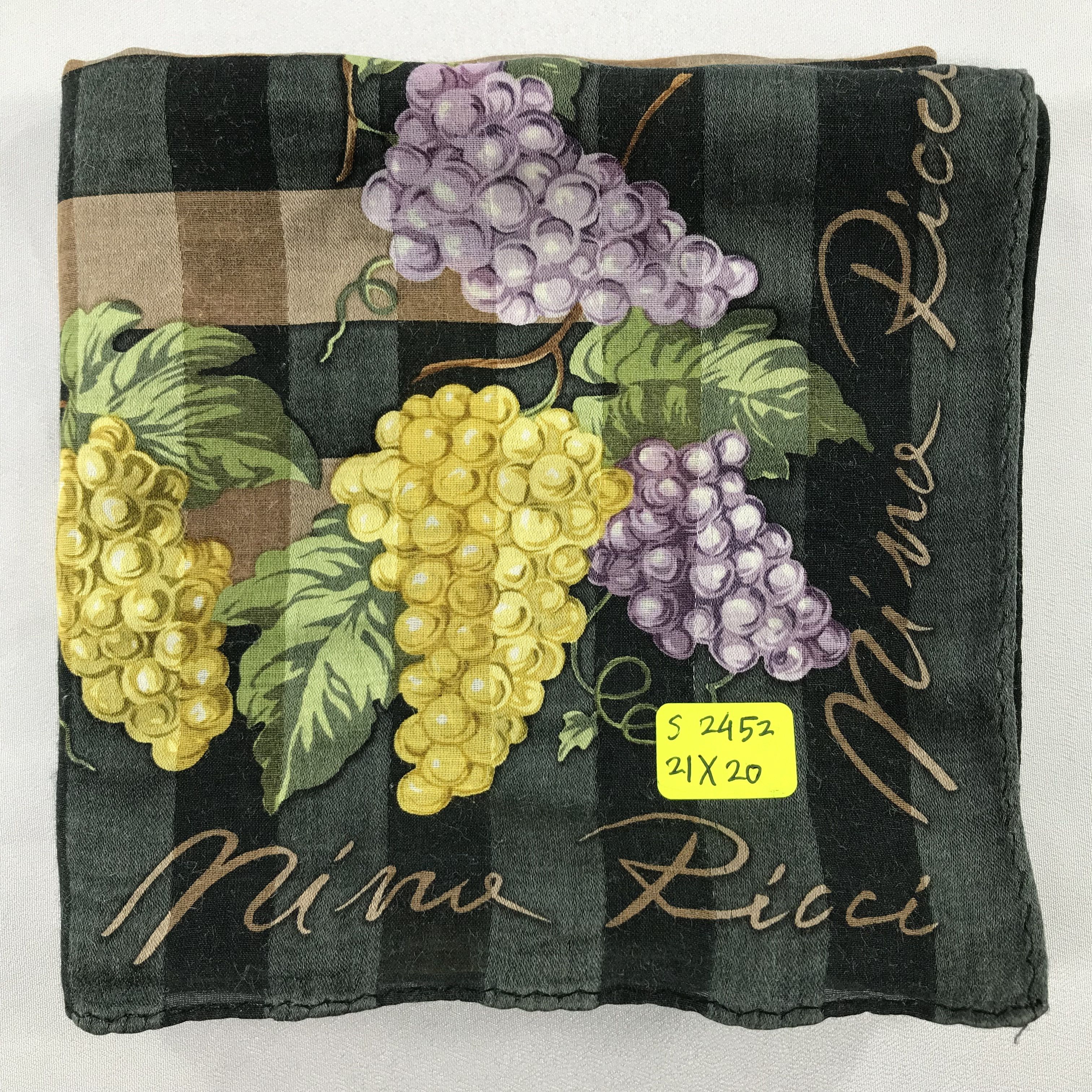Nina Ricci × Vintage Nina Ricci Bandana / Handkerchief / Neckerchief - S2452 Size ONE SIZE - 5 Thumbnail