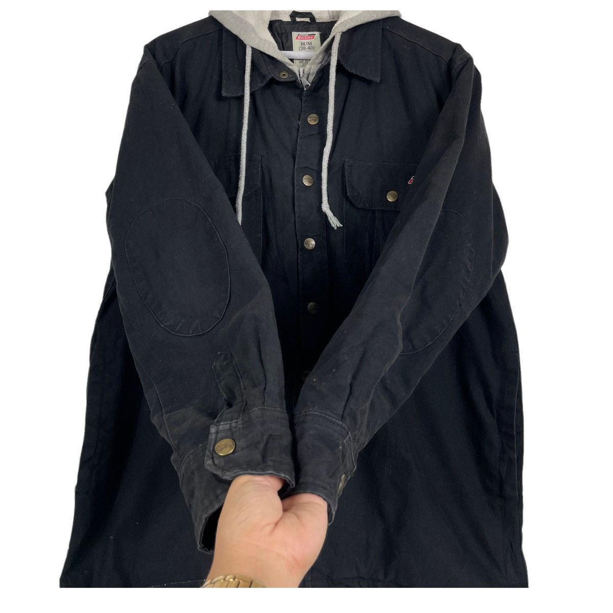 Dickies 🔥DICKIES BUTTON CHORE WORKER HOODIE JACKET Size US M / EU 48-50 / 2 - 6 Thumbnail