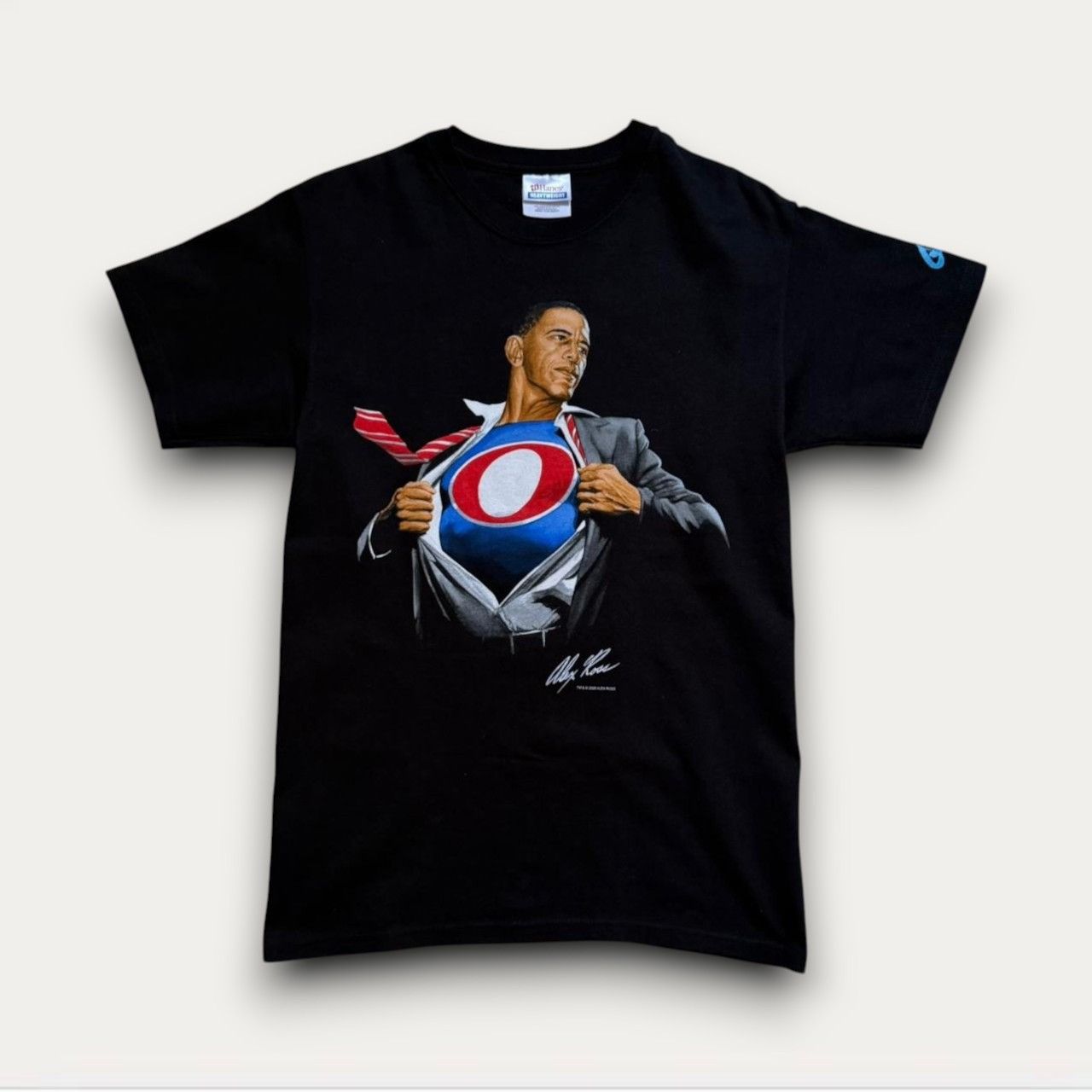 System Vintage Y2K Super Obama T-Shirt Size US S / EU 44-46 / 1 - 1 Thumbnail