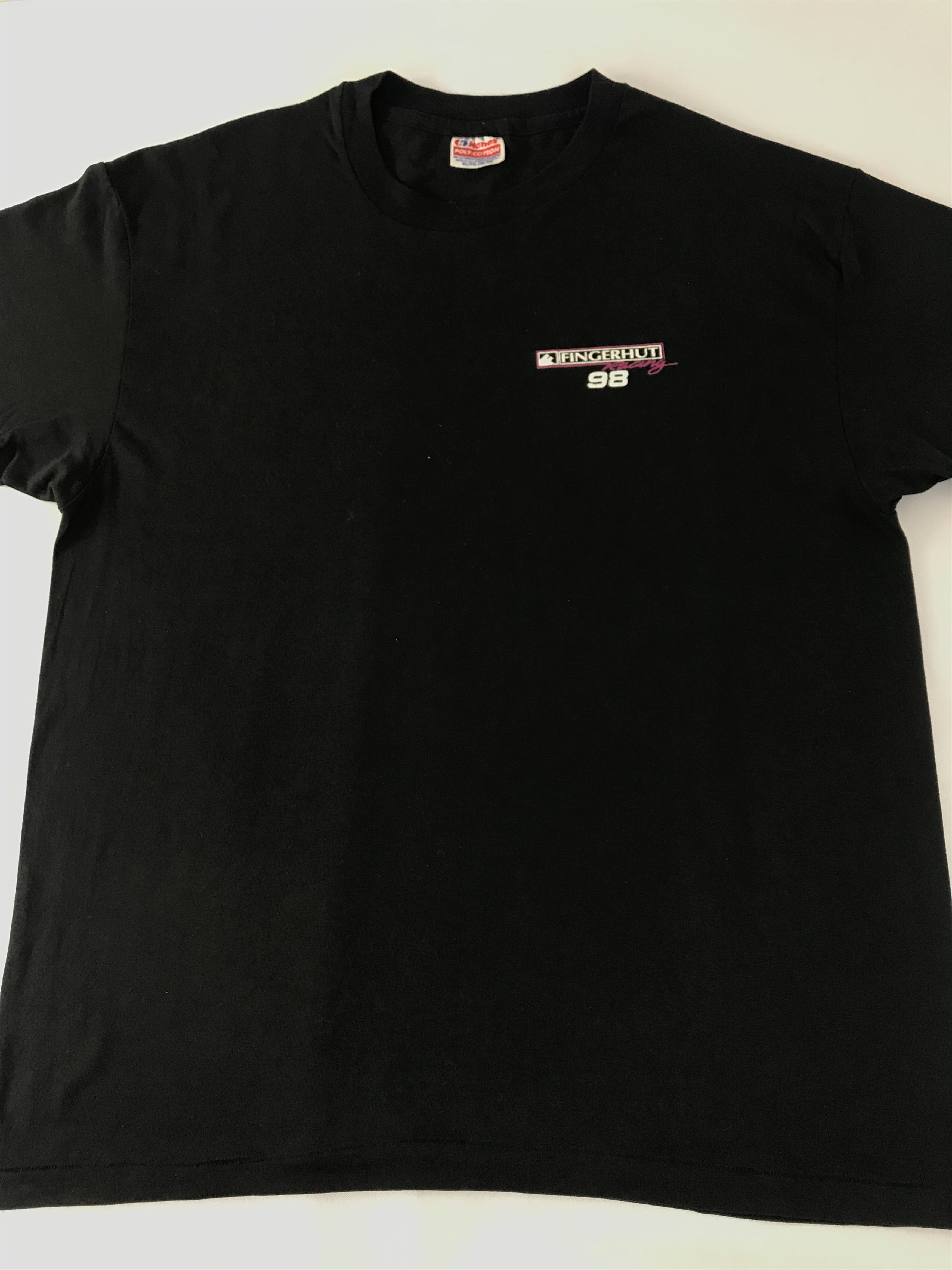 Vintage 90s Fingerhut Racing 98 Printed Tee T-shirt Size US L / EU 52-54 / 3 - 3 Thumbnail