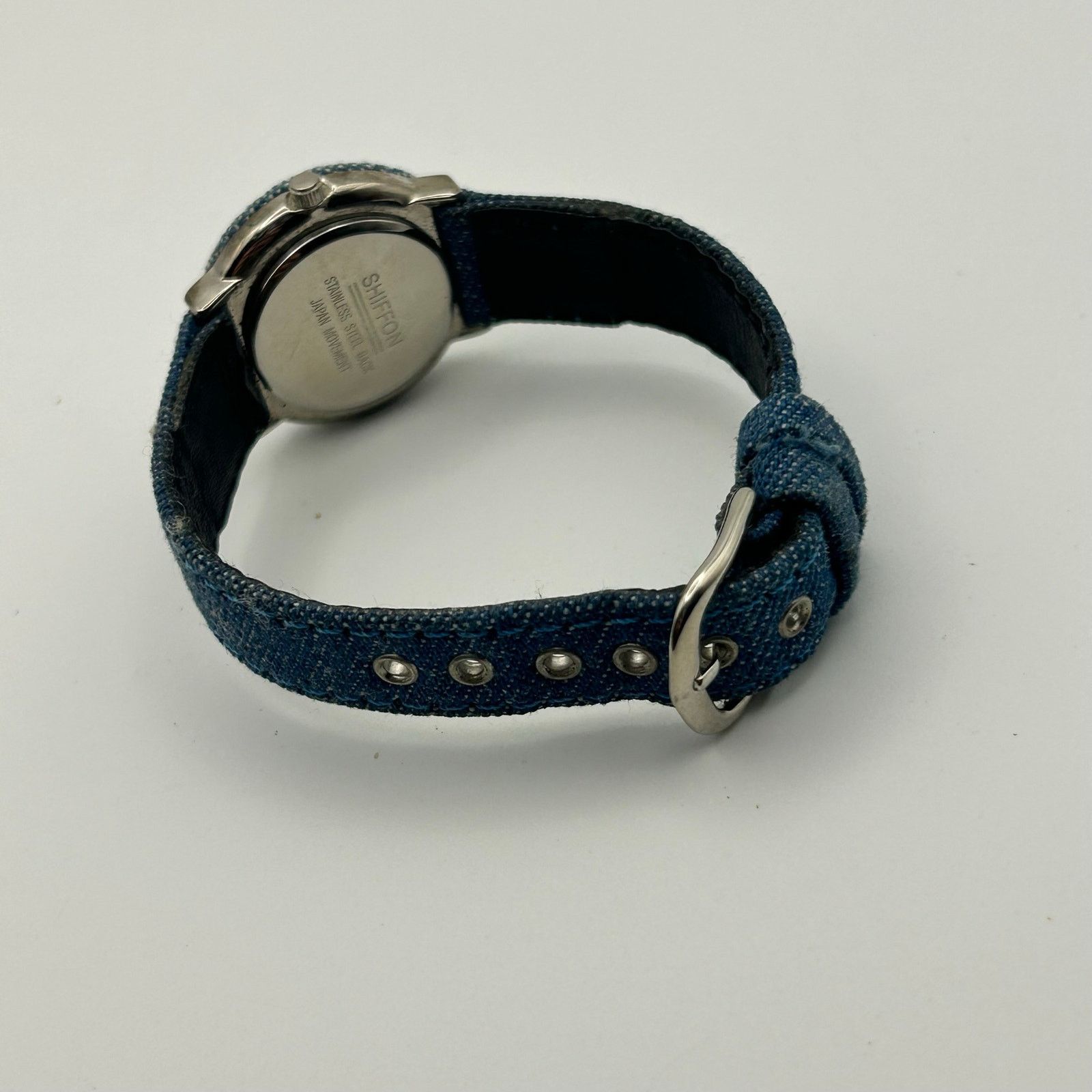 Other Shiffon Blue Denim Fabric Band and Case Cover Quartz Watch Size ONE SIZE - 5 Thumbnail