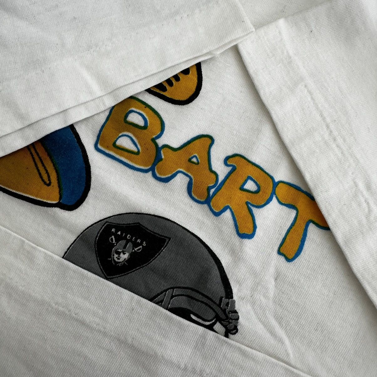NFL Vintage 90s Los Angeles Raiders Bart Simpson tee very rare Size US XL / EU 56 / 4 - 5 Thumbnail