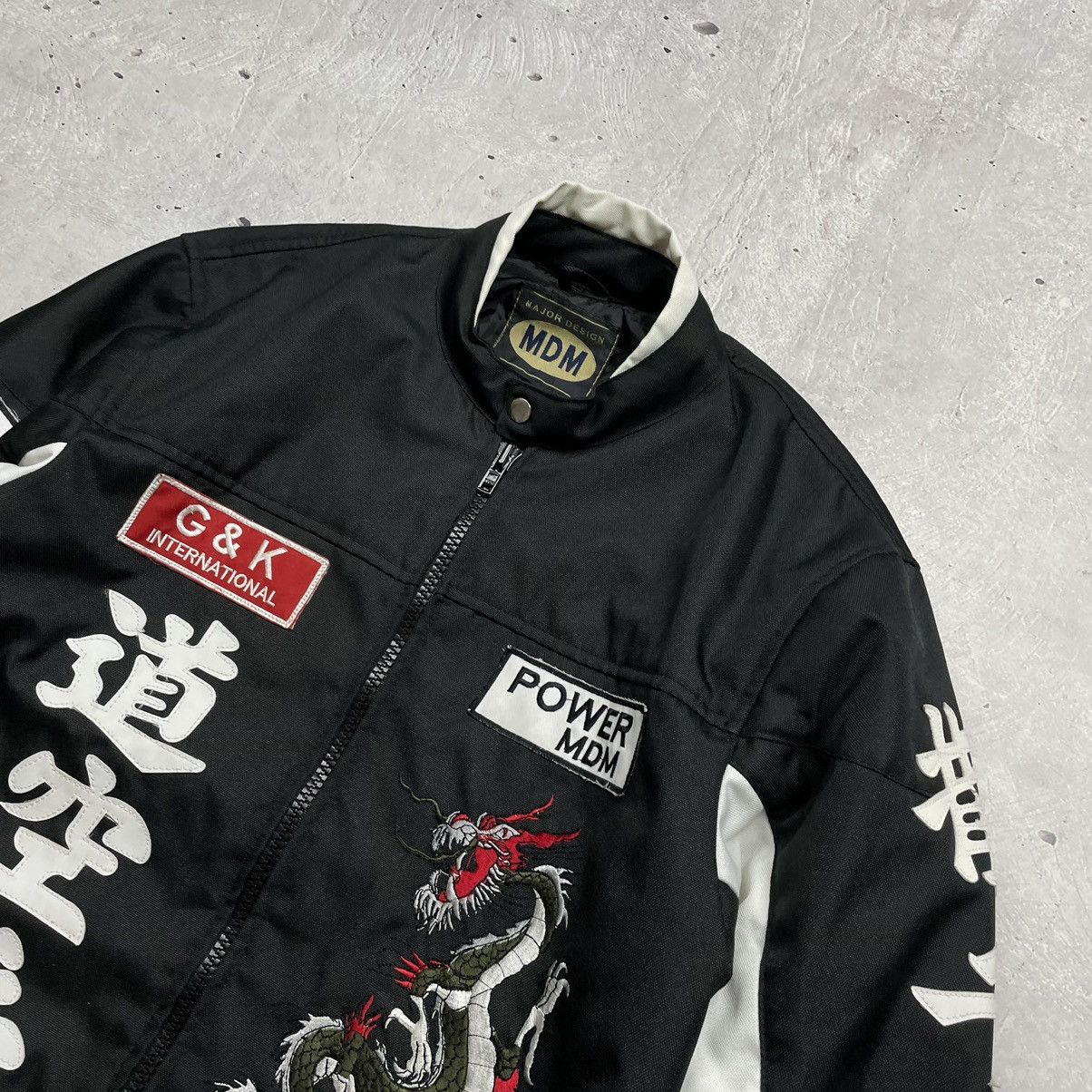 Japanese Brand × Vintage Vintage MDM Moto Jacket Racing Japanese Style Red Dragon Size US L / EU 52-54 / 3 - 5 Thumbnail