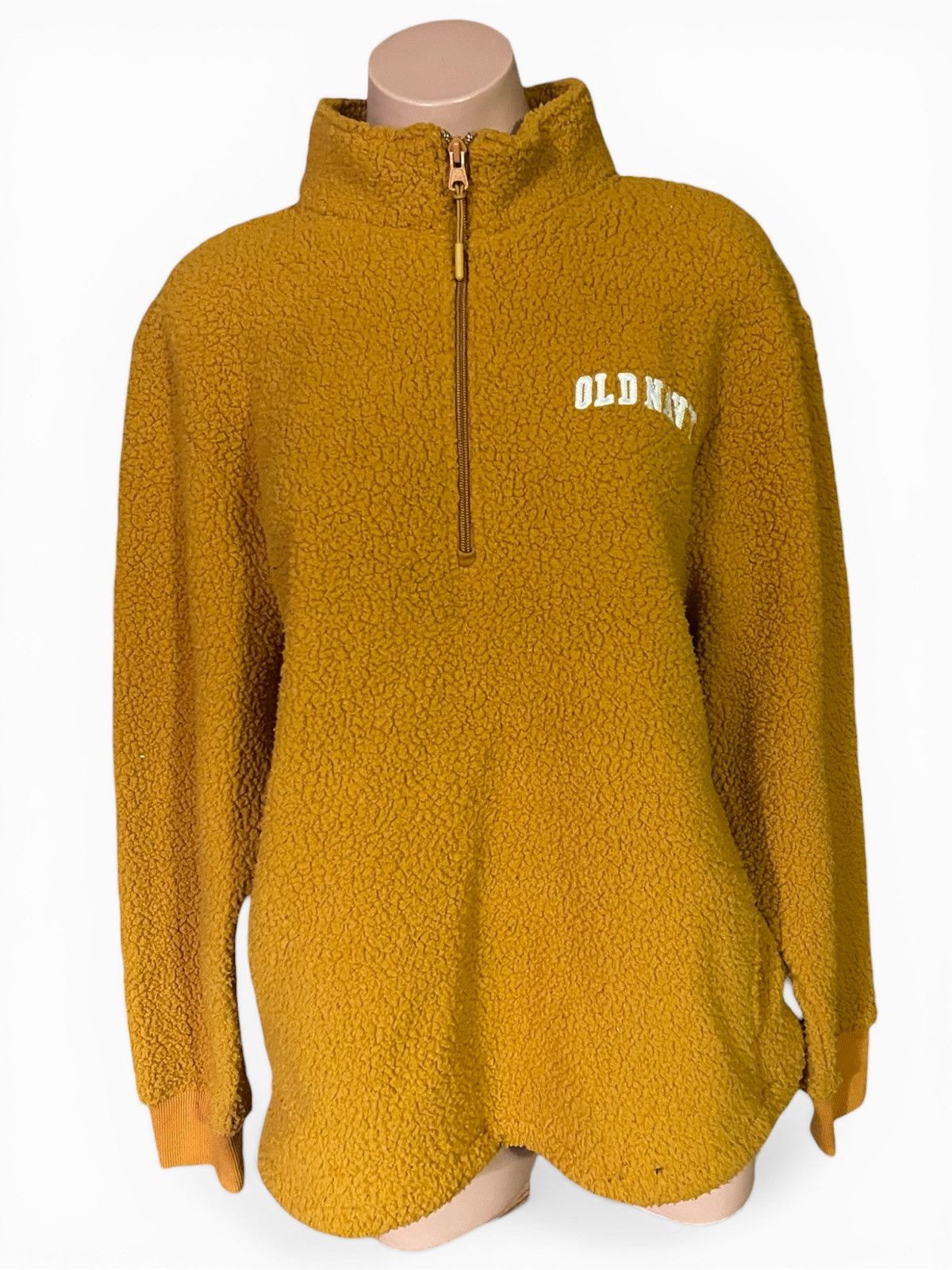 Old Navy Old Navy Men’s Large Dark Orange Sherpa Fleece Jacket Size US L / EU 52-54 / 3 - 1 Thumbnail