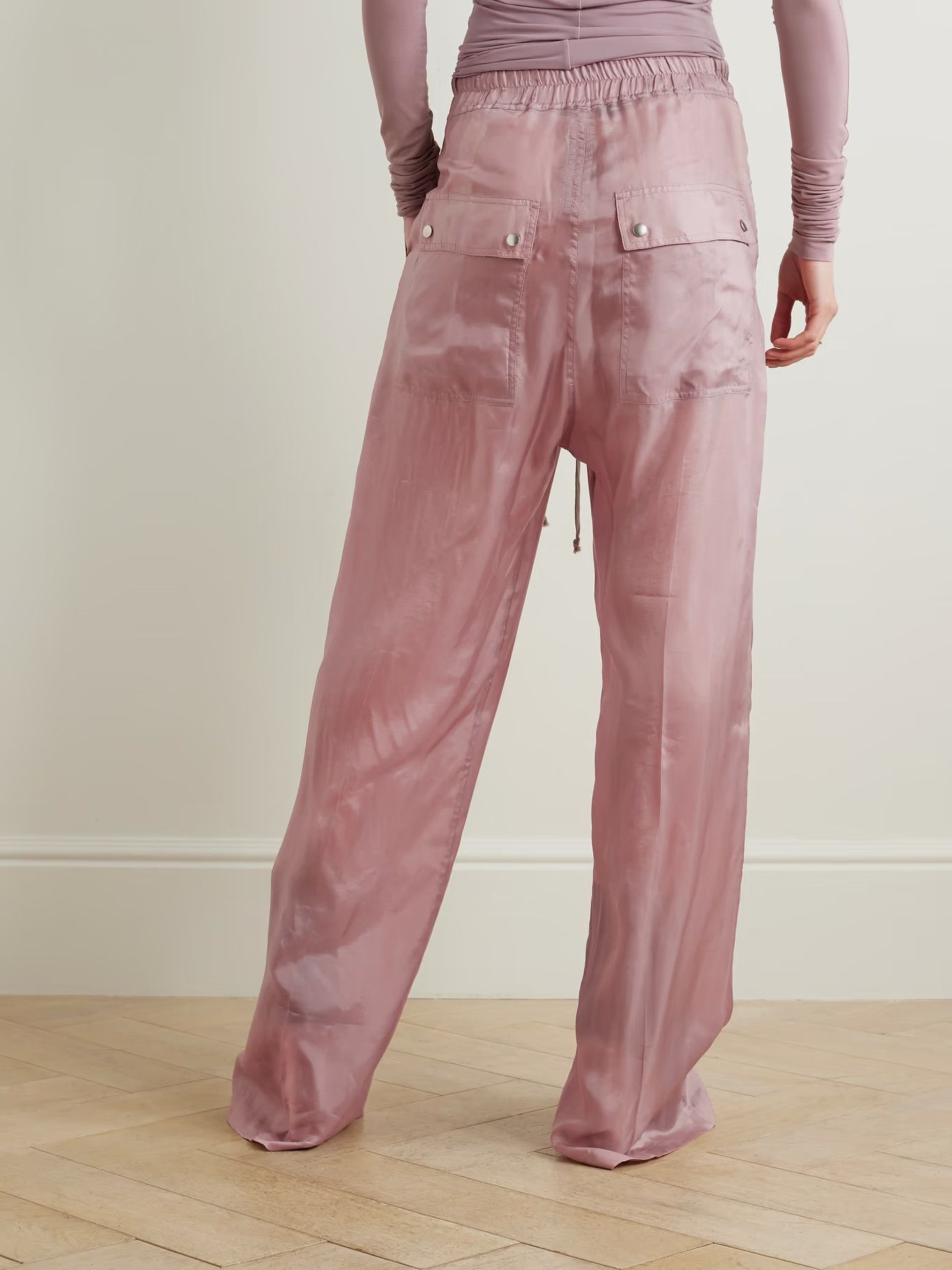 Rick Owens o1y0126 Sweatpant in Antique Rose Size 27" / US 4 / IT 40 - 3 Thumbnail