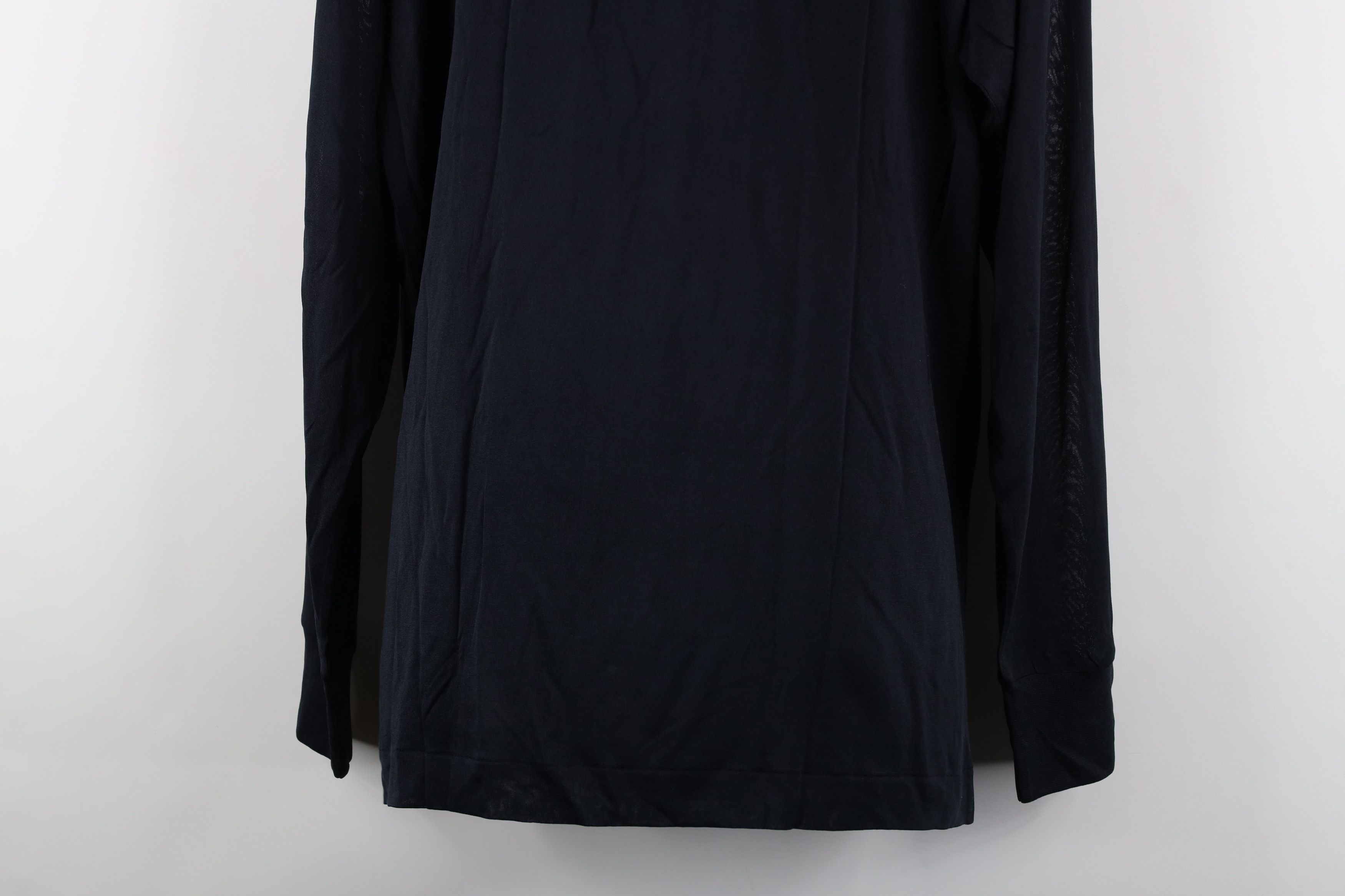 L.L. Bean × Vintage Vintage 90s LL Bean Silk Turtleneck T-Shirt Black Size L / US 10 / IT 46 - 9 Thumbnail