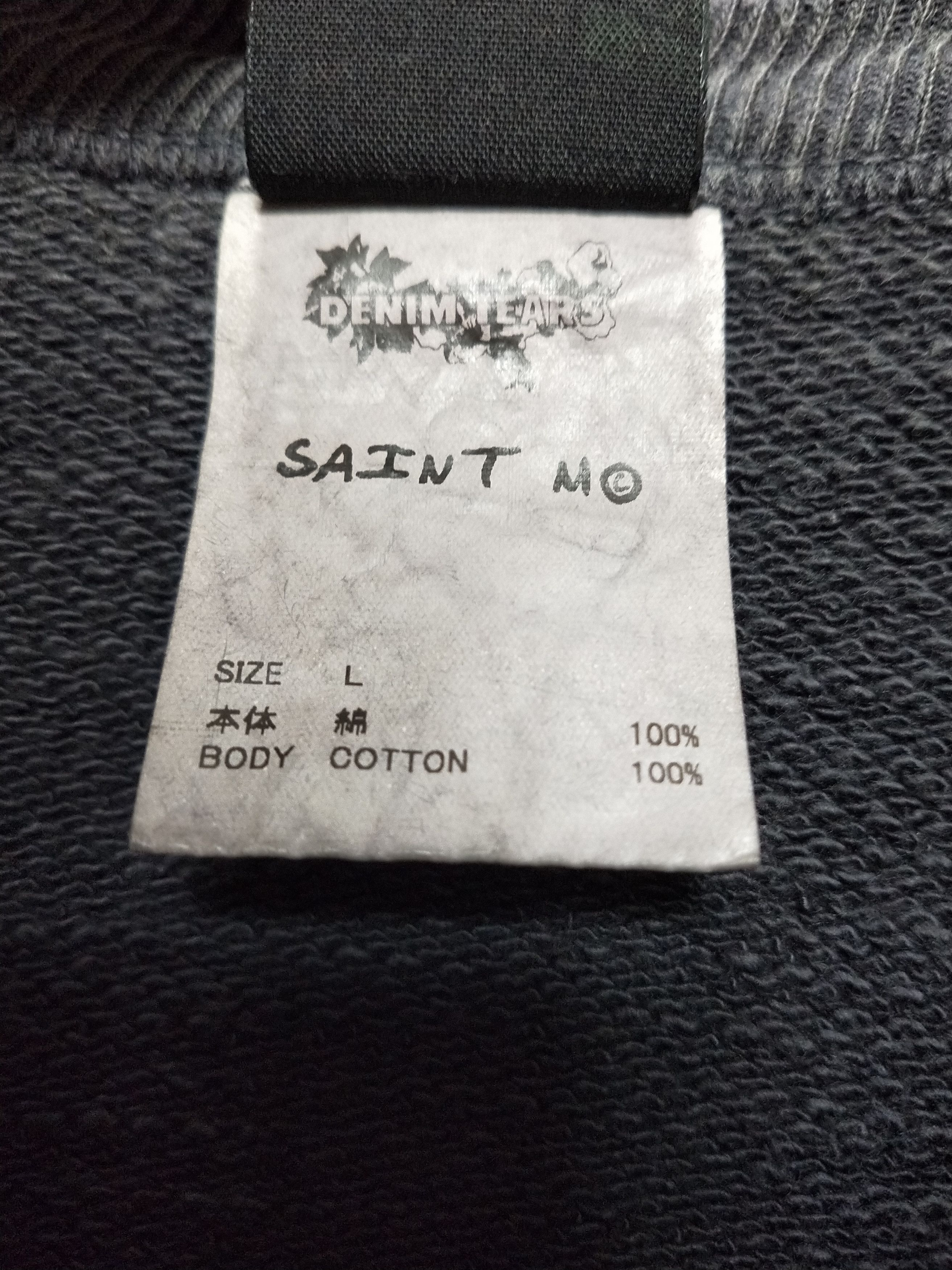 DENIM TEARS × Saint Michael 'St.Tears' Sweatshirt Size US L / EU 52-54 / 3 - 5 Thumbnail