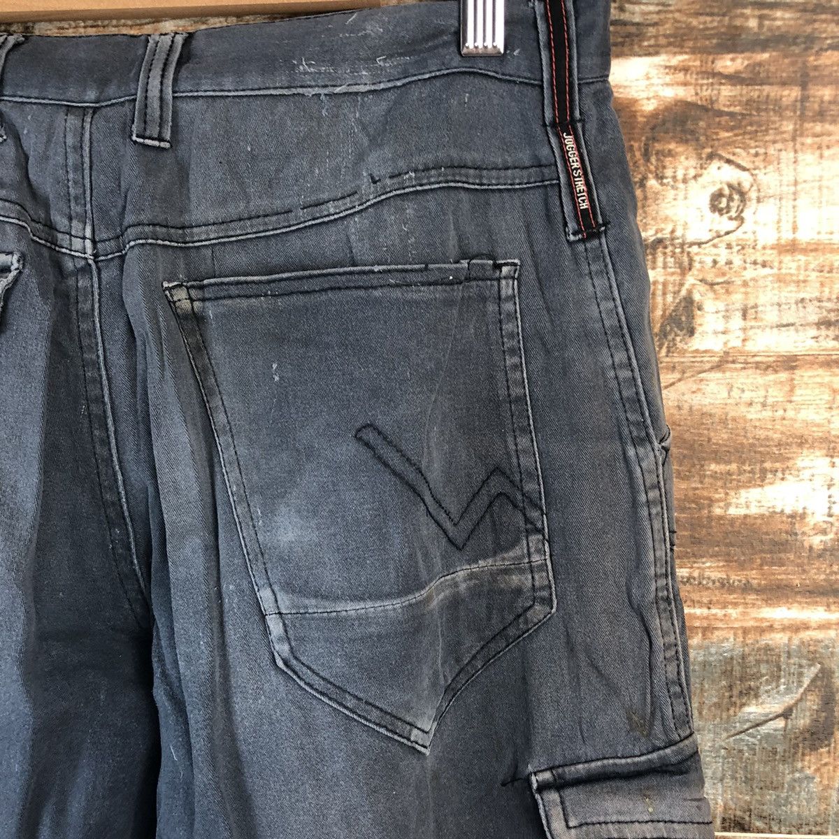 Japanese Brand DL Japanese Brand Dark Blue Cargo Multipocket Pants #C717 Size US 30 / EU 46 - 19 Thumbnail