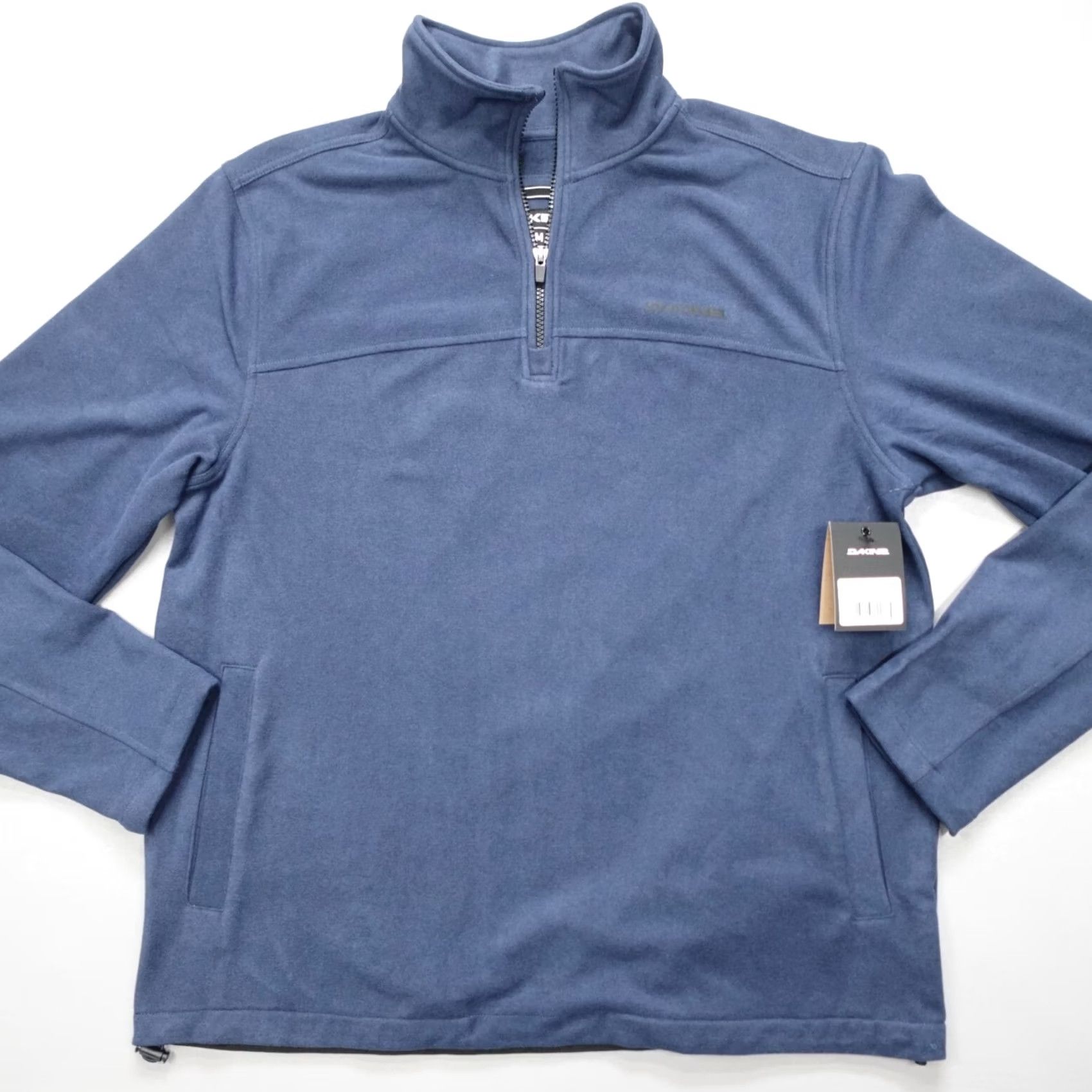 Dakine DAKINE 1/4 Zip Fleece Pullover NAVAL ACADEMY BLUE Stretch Men's Size M Shirt, Regular, Logo, Zip, Mock Neck, Long Sleeve, Activewear, Casual, Travel Size US M / EU 48-50 / 2 - 3 Thumbnail