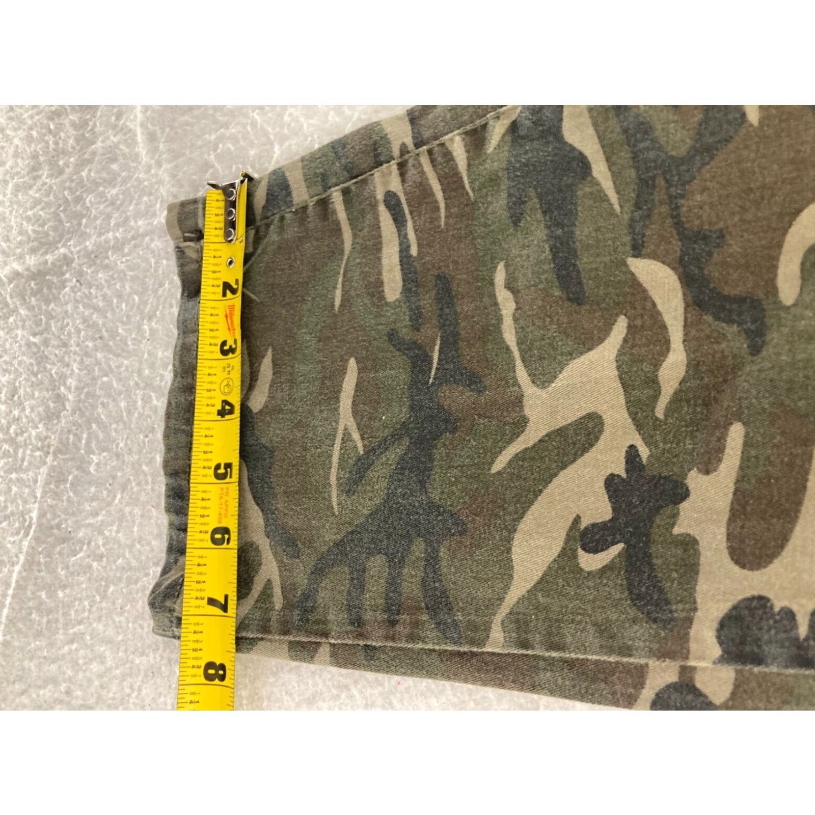Vintage Nick Danger Jeans Mens 34X30 Low Rise Camouflage 5 Pocket Cotton Blend Straight Leg Mens Size US 34 / EU 50 - 4 Thumbnail