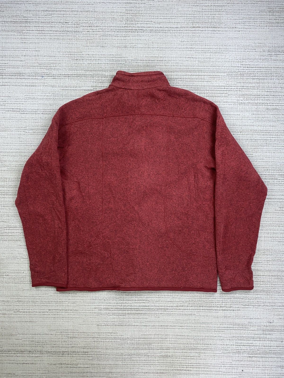 Patagonia Vintage Patagonia Maroon Fleece Jacket Size US L / EU 52-54 / 3 - 2 Thumbnail