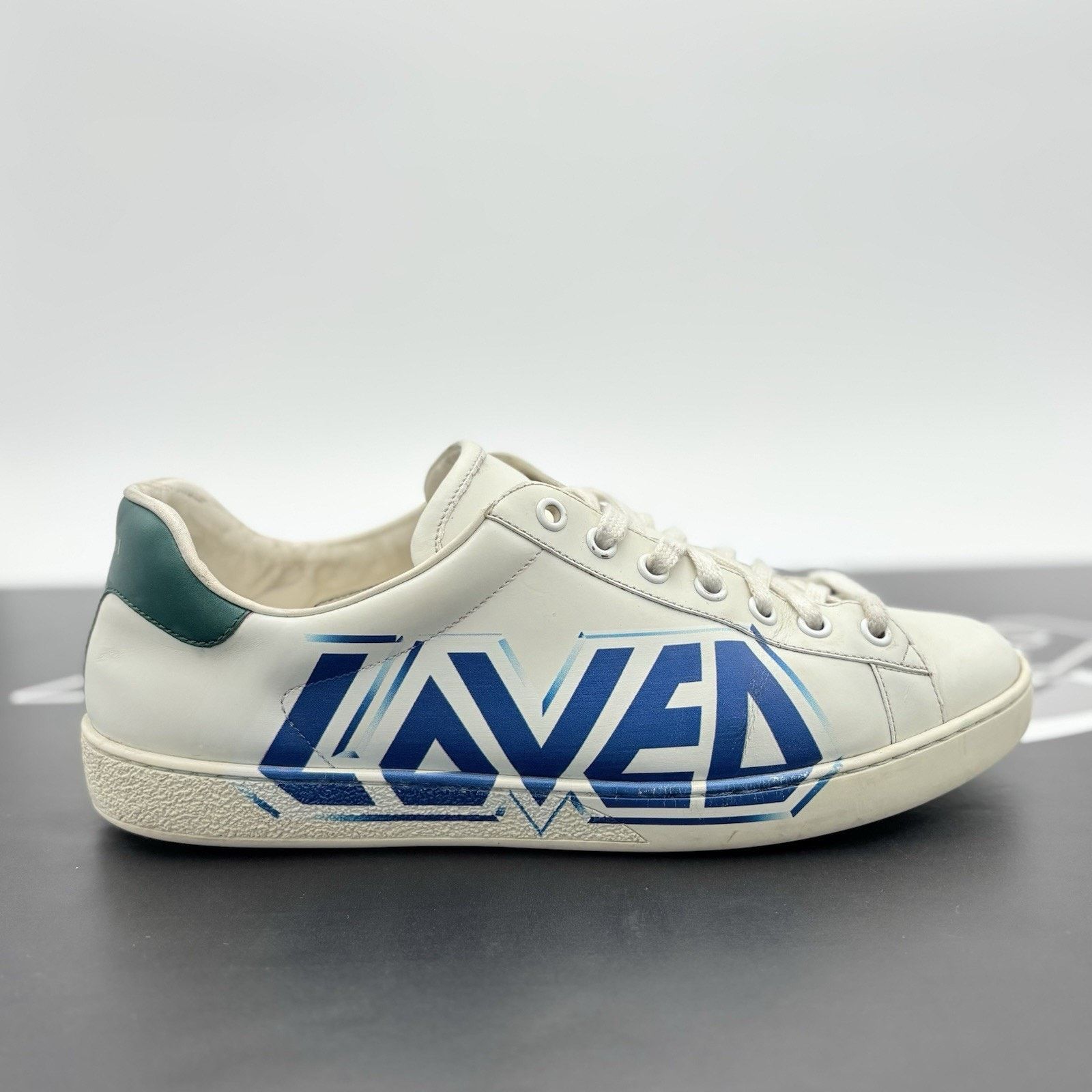 Gucci Size 9 G (9.5 US) - Gucci Ace Leather ' Loved ' Size US 9.5 / EU 42-43 - 2 Thumbnail