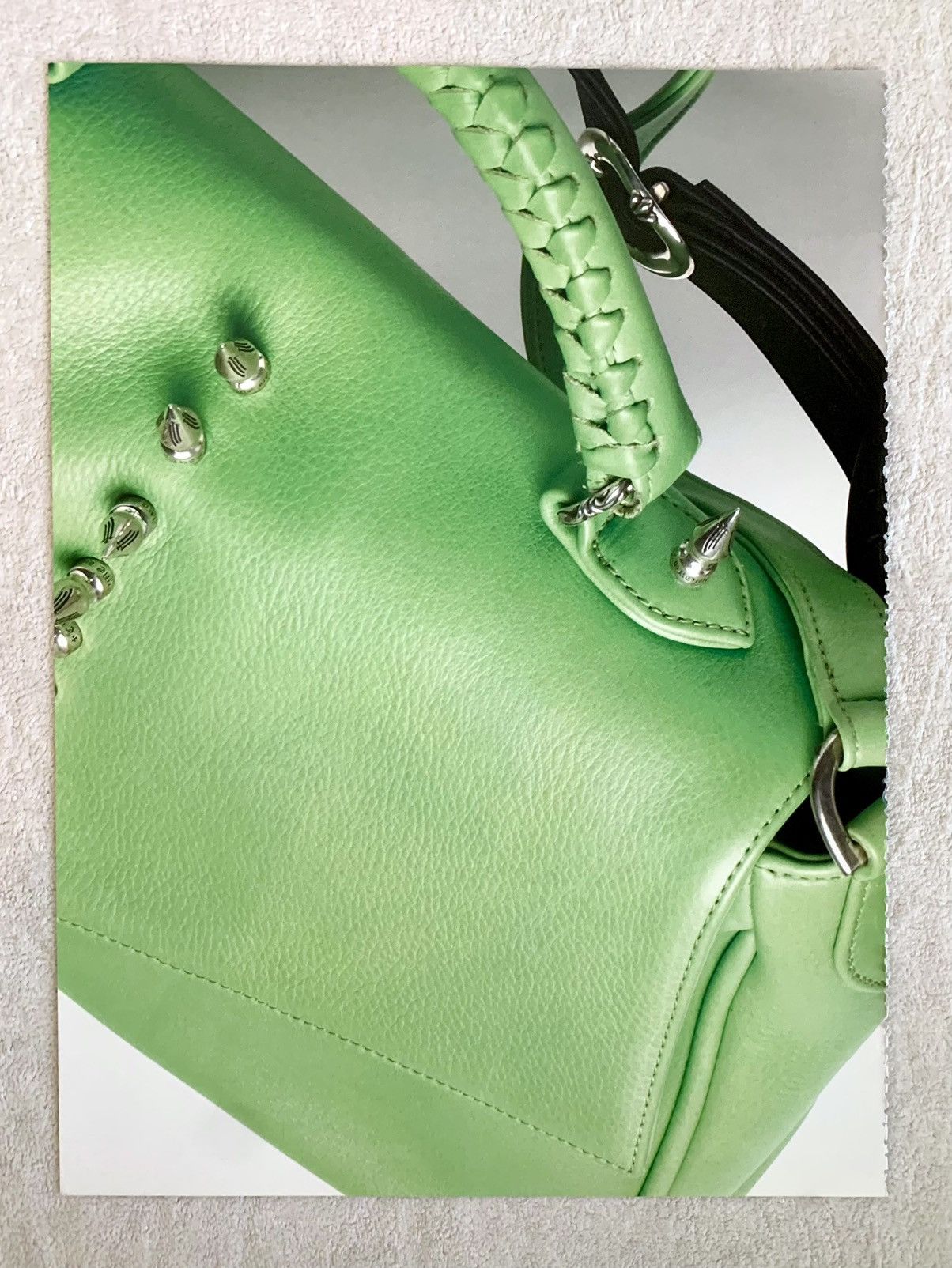Chrome Hearts Chrome Hearts green hand bag 8x11 magazine cutout Poster Size ONE SIZE - 1 Thumbnail