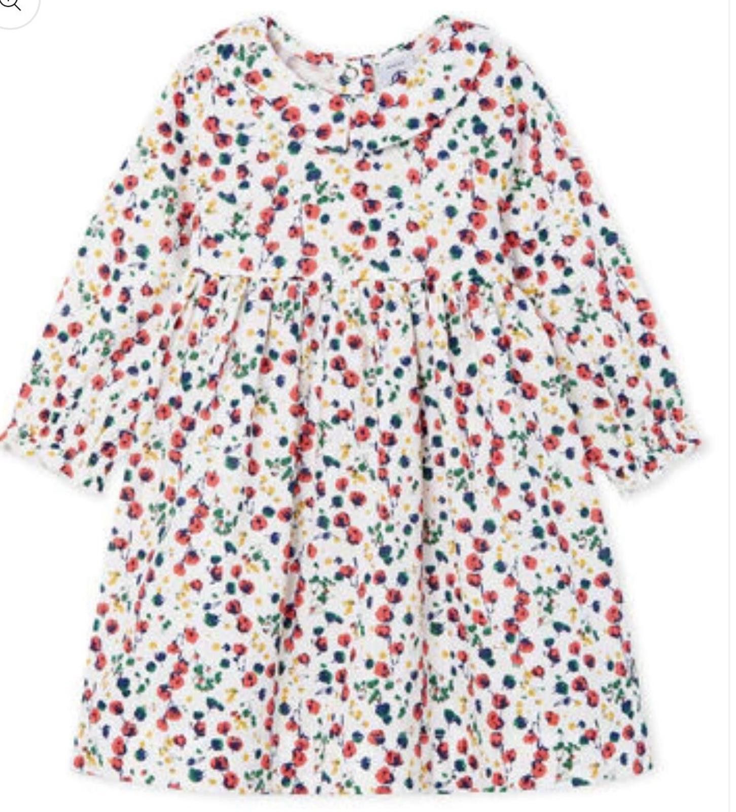 Petit Bateau Petit Bateau Baby Girls' Floral Dress Size 36m MSRP $69 Size ONE SIZE - 2 Thumbnail