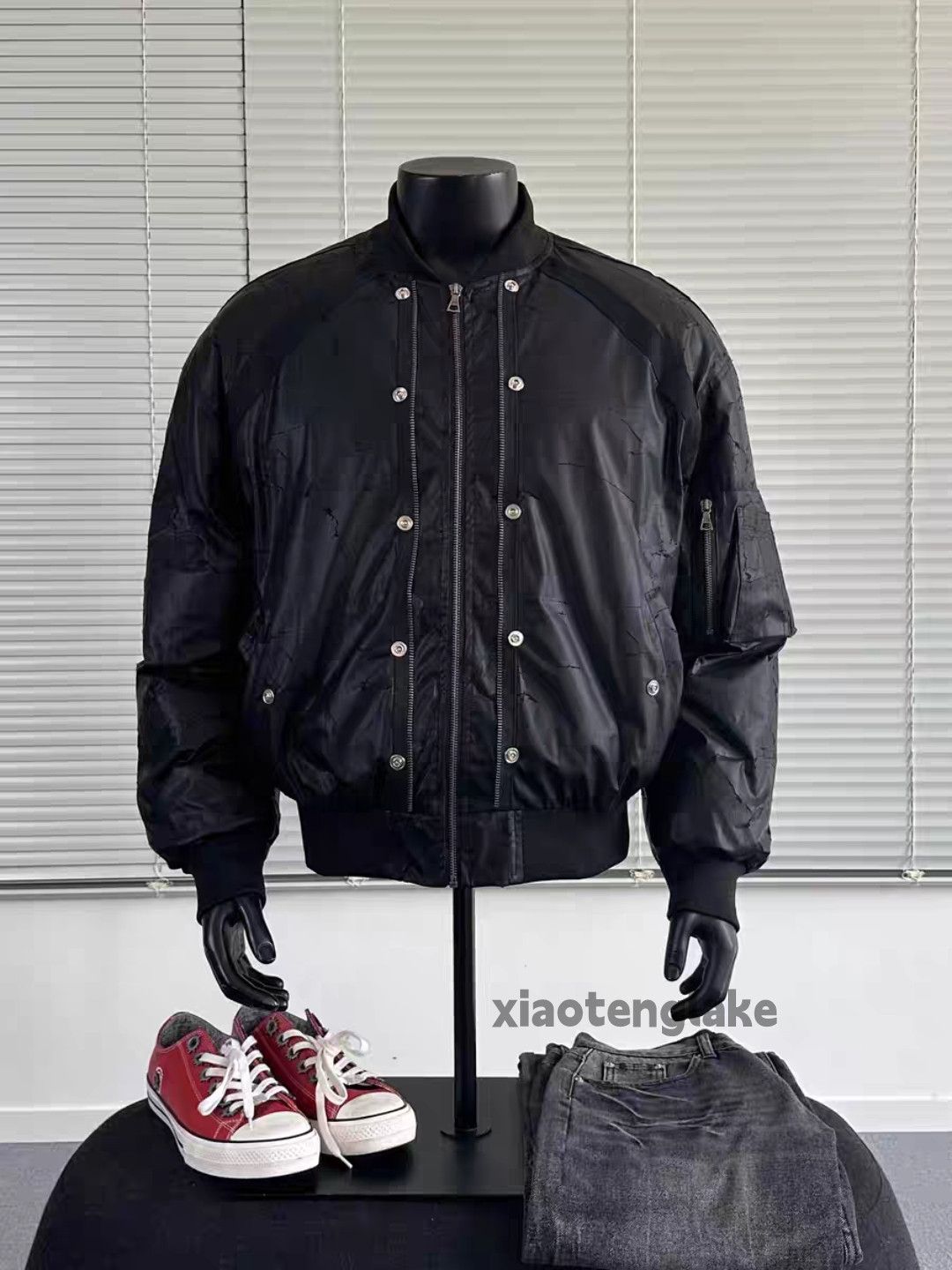 Vintage Utility skate hiphop military tactical bomber yuppie jacket Size US L / EU 52-54 / 3 - 1 Thumbnail