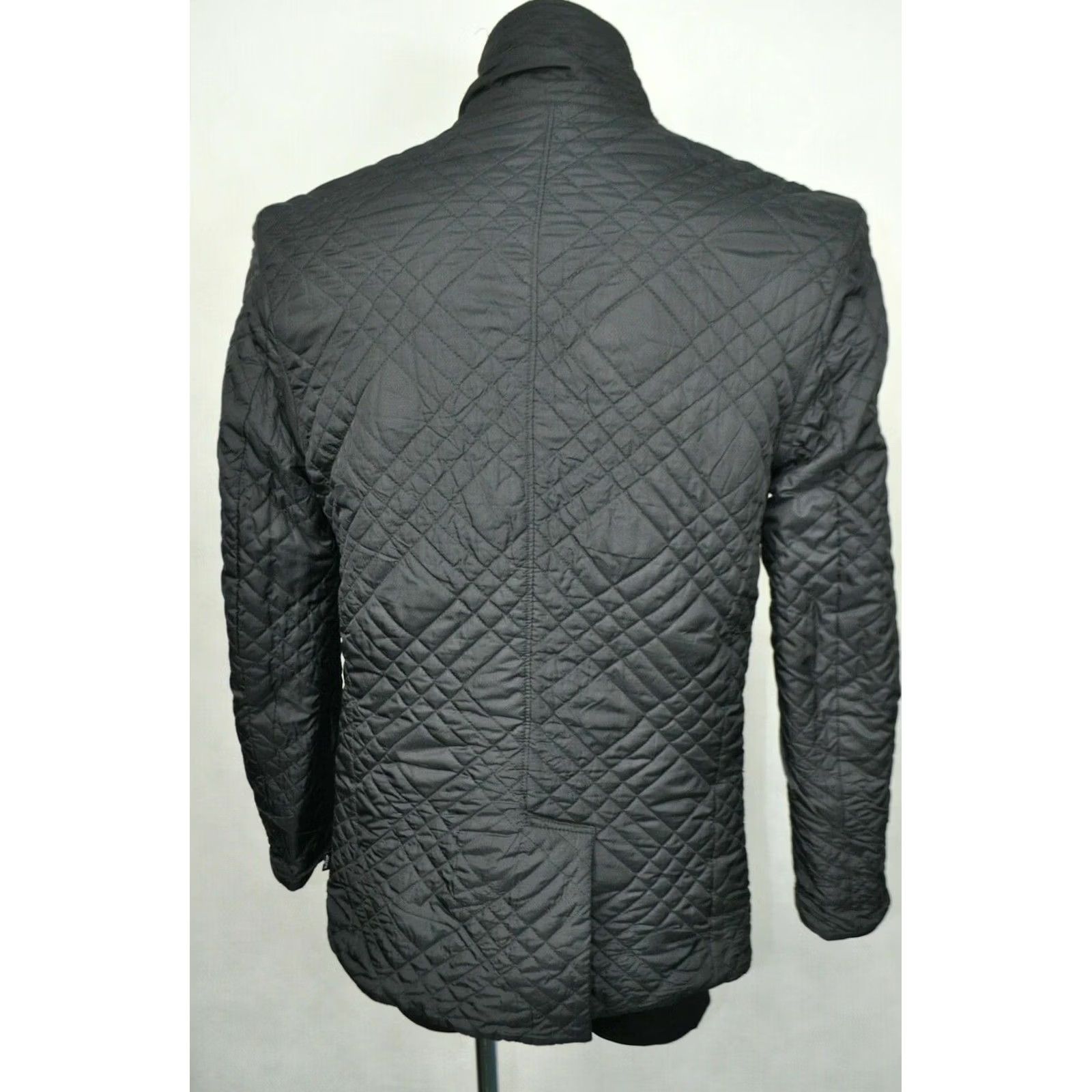 Levi's Levi's Reversible Quilted Wool Jacket M Mens Black Wool 54cm Chest 75cm Length 63cm Sleeve 23.62in Size US M / EU 48-50 / 2 - 4 Thumbnail