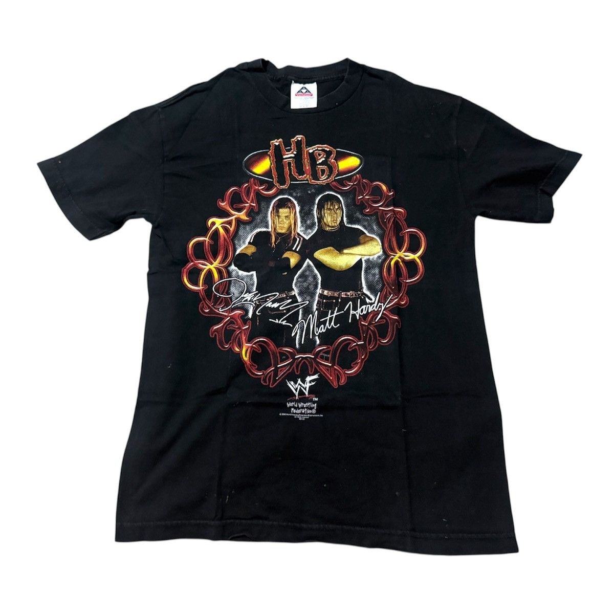 Vintage 2000s WWF Hardy Boys T Shirt Lita