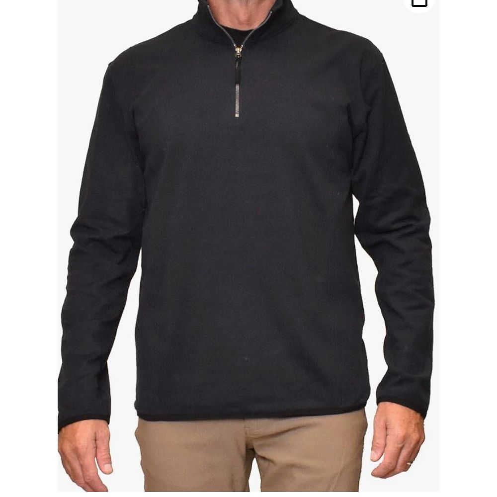 Other Vintage 1946 Men's Quarter Zip Black Fleece Pullover New XL Size US XL / EU 56 / 4 - 2 Thumbnail