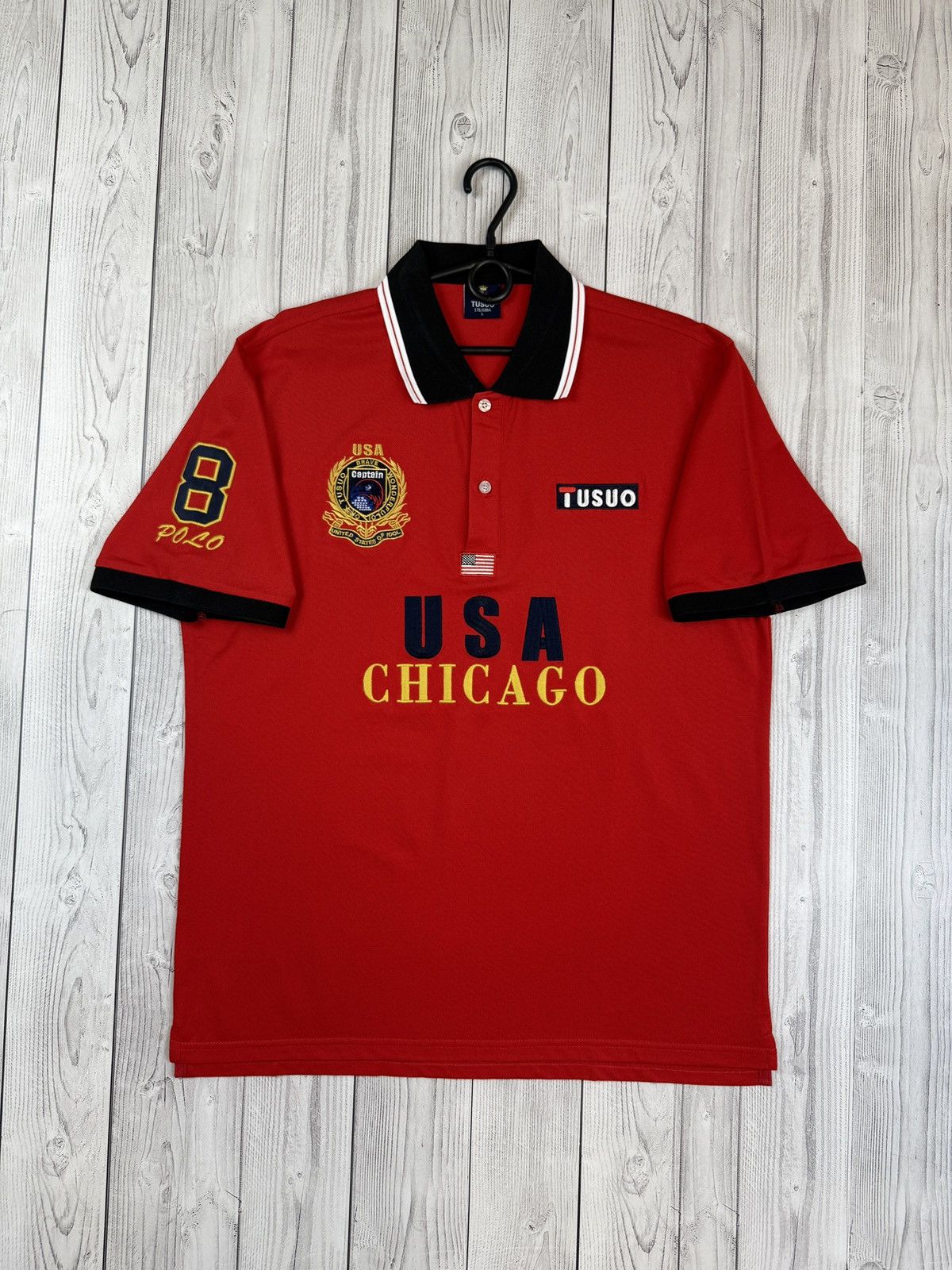 Other Polo Chicago USA big logo American design Shirt Tusou Size US L / EU 52-54 / 3 - 5 Thumbnail