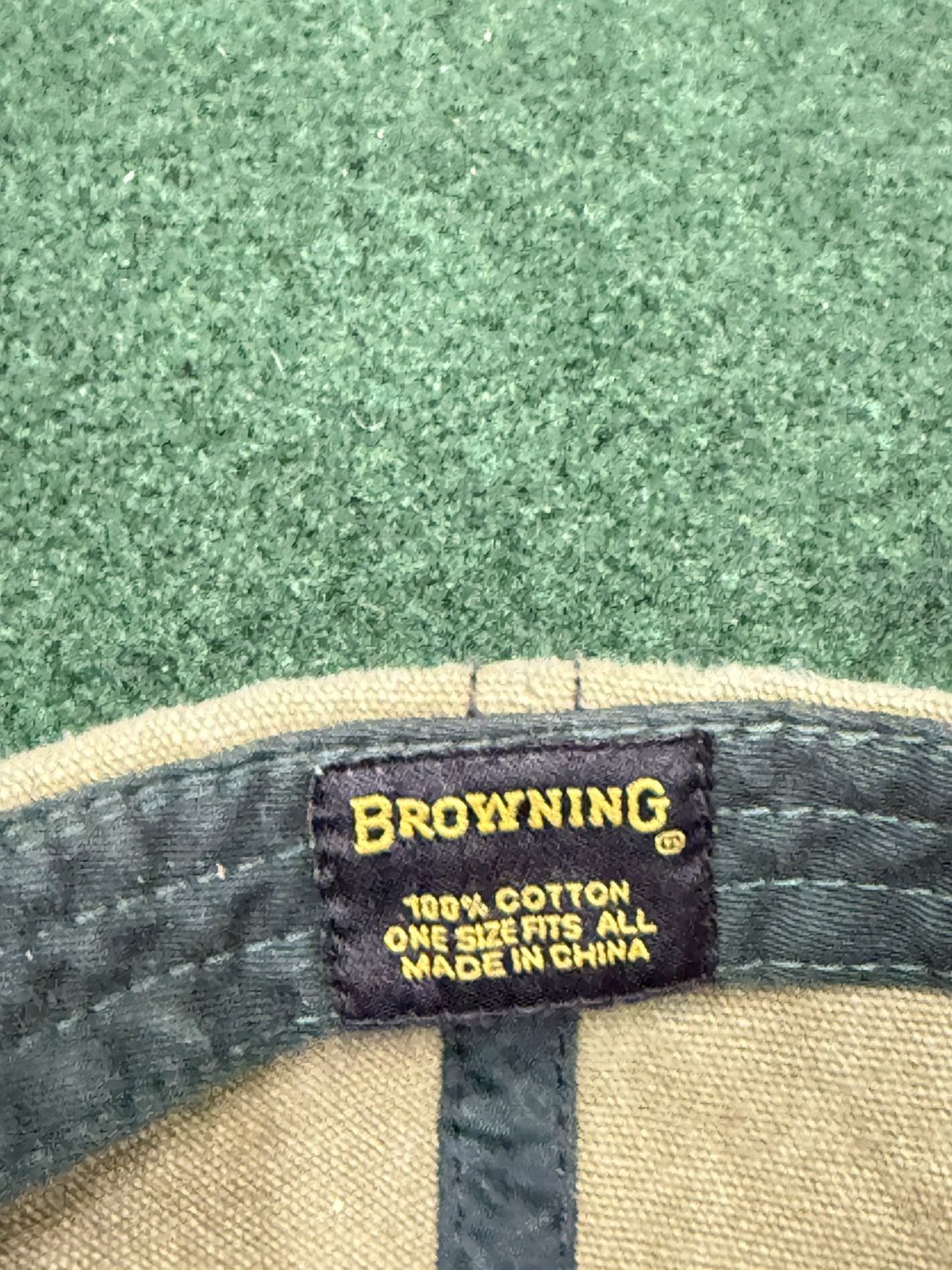 Vintage Vintage Browning Canvas Hat Size ONE SIZE - 4 Thumbnail