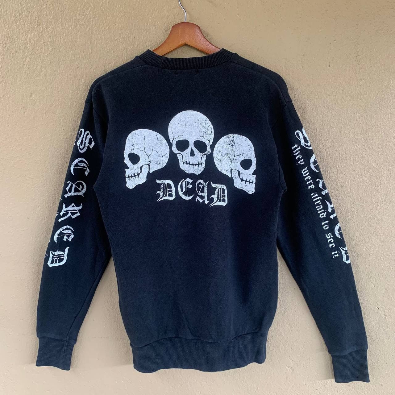 Seditionaries Vintage Japanese Brand Seditionary Skull Sweatshirt Size US S / EU 44-46 / 1 - 2 Thumbnail